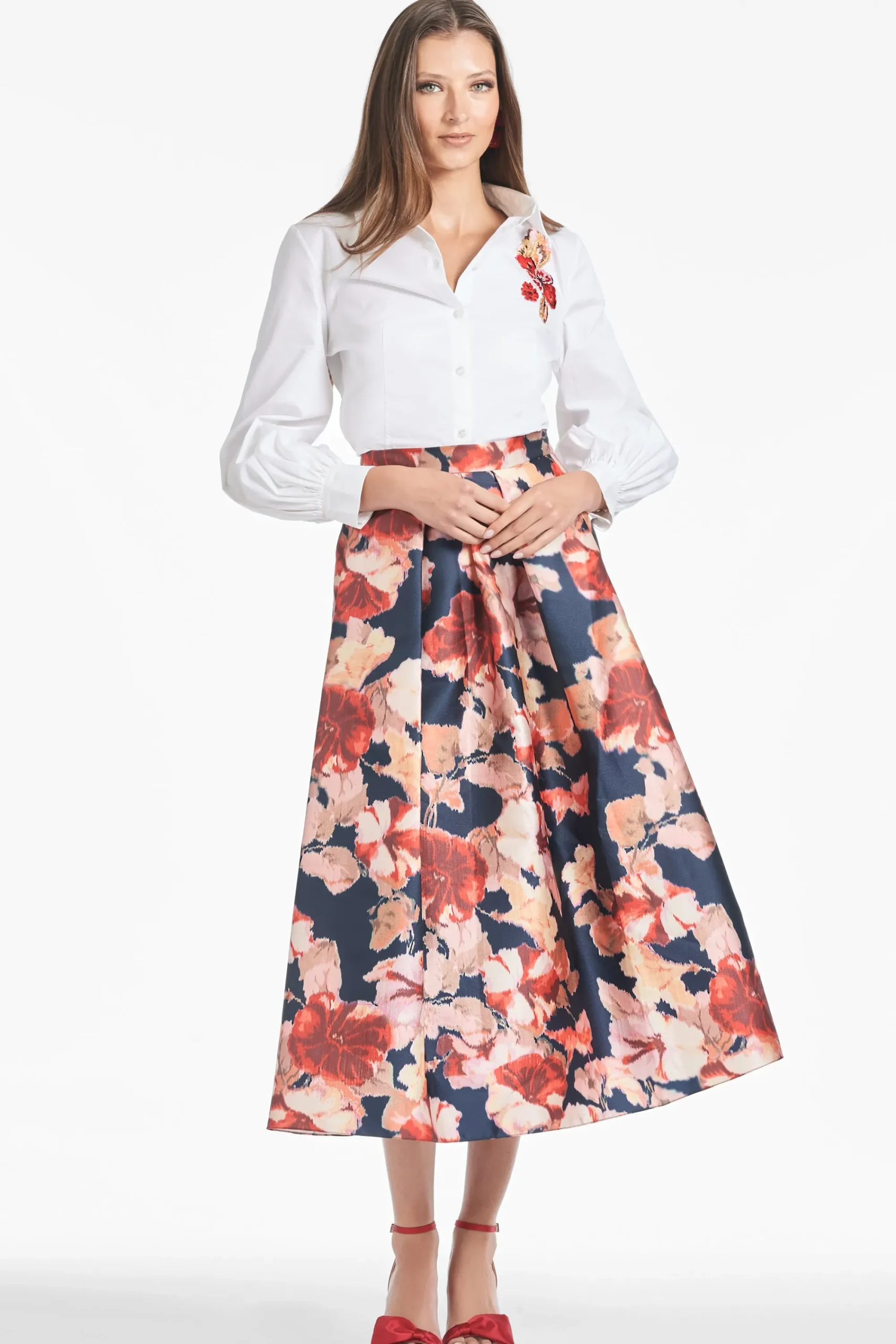 Hot Sachin & Babi Leighton Skirt - Bedford Bouquet Bedfordbouquet