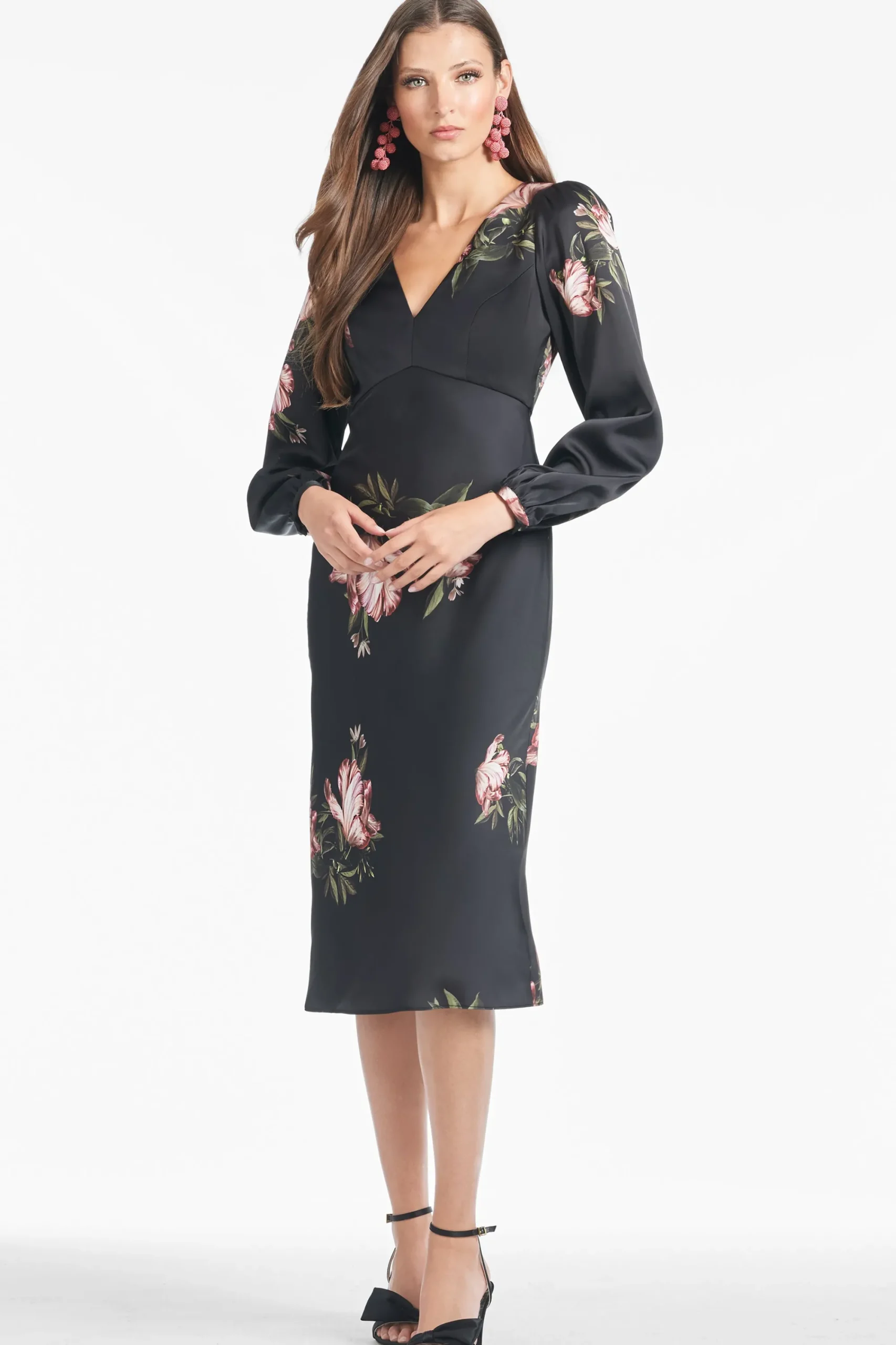 Outlet Sachin & Babi Lola Dress - Noir Blossom Noirblossom