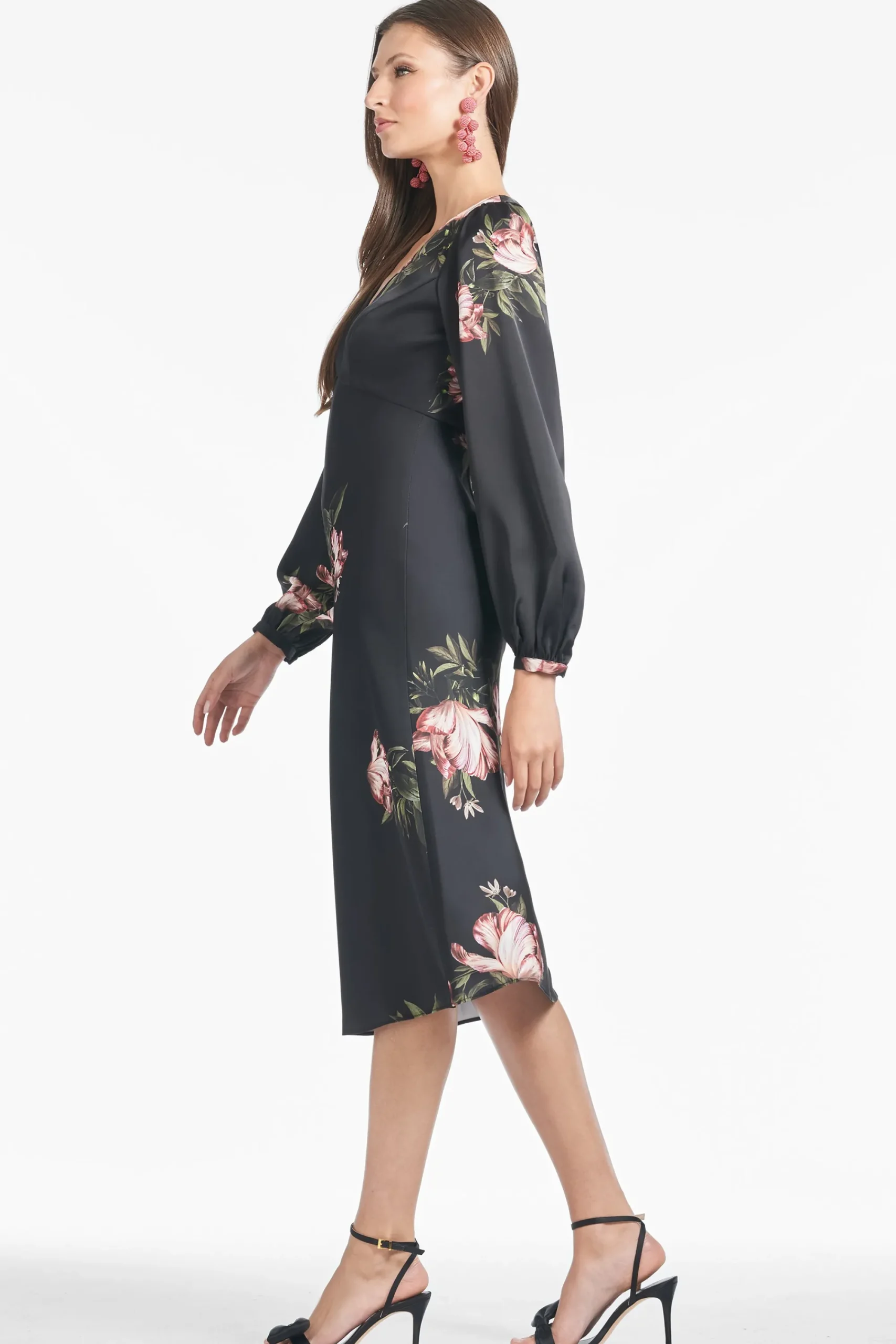 Outlet Sachin & Babi Lola Dress - Noir Blossom Noirblossom