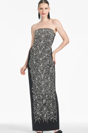 Hot Sachin & Babi Lucille Gown - Black