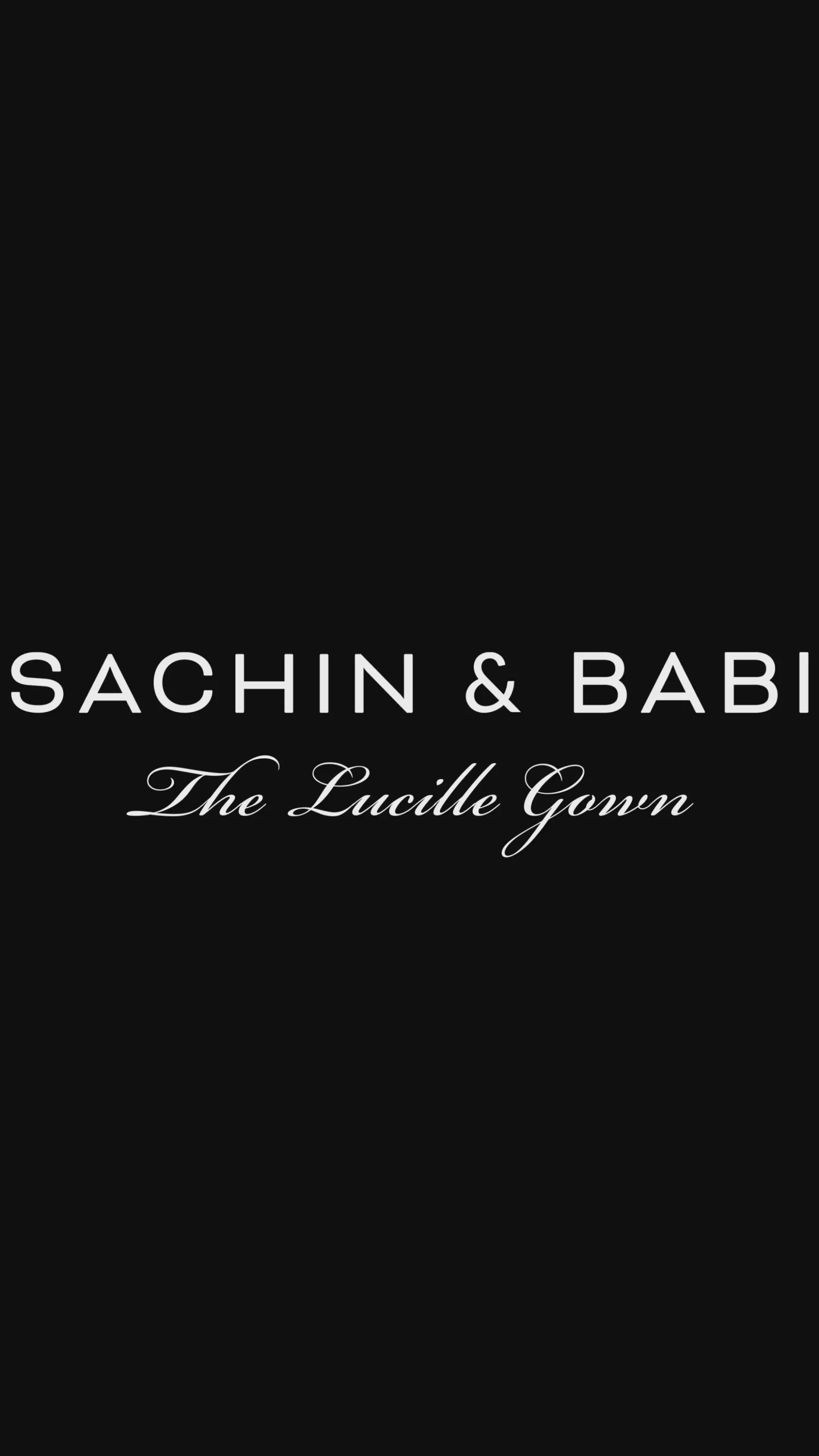 Hot Sachin & Babi Lucille Gown - Black