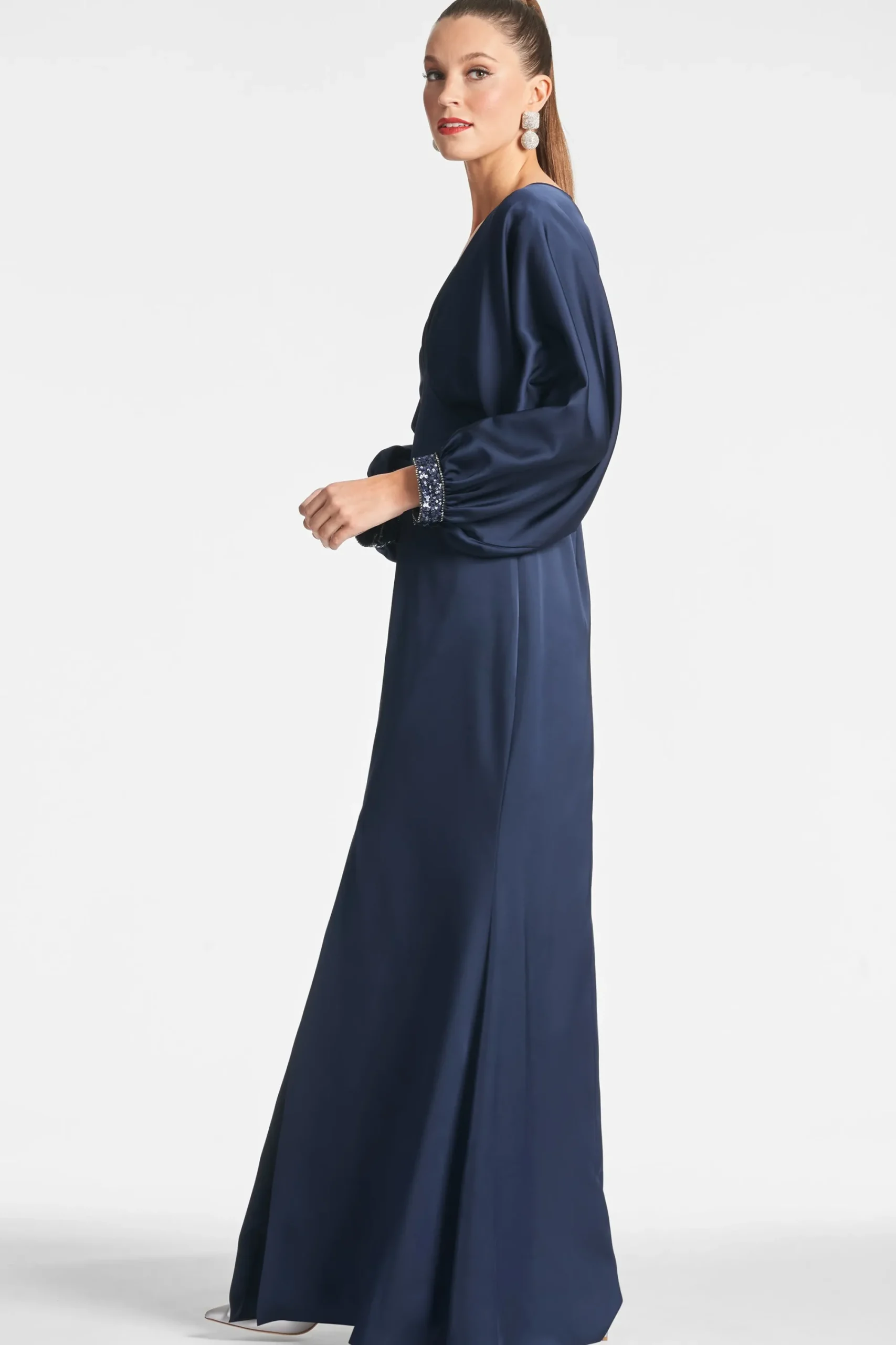 New Sachin & Babi Maia Gown - Midnight