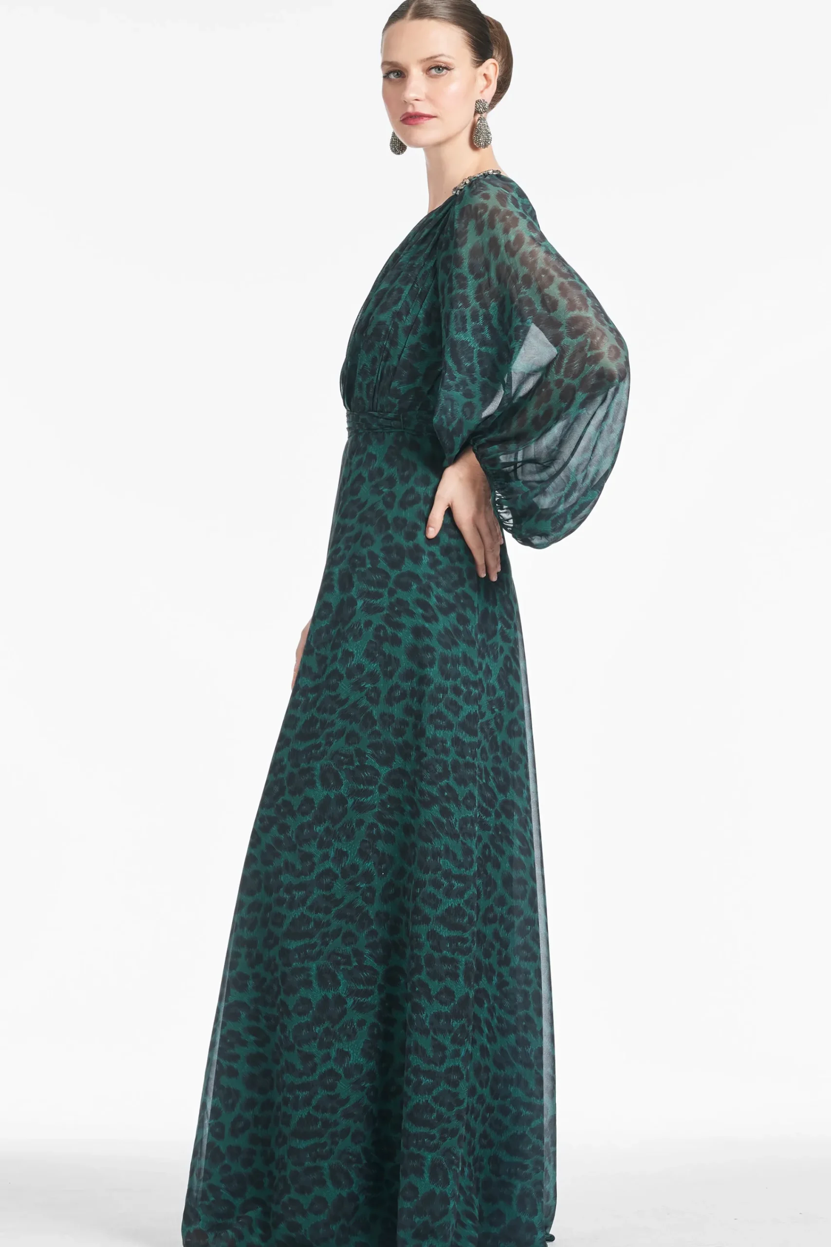 Cheap Sachin & Babi Makayla Gown - Emerald Big Cat Emeraldbigcat