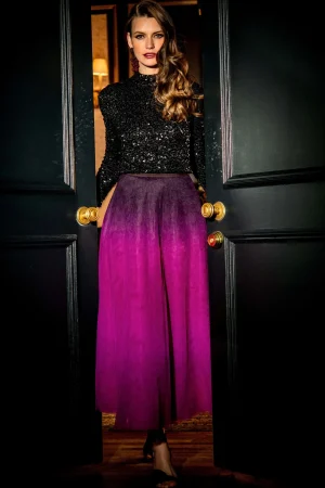 Online Sachin & Babi Maxine Skirt - Plum Ombre Plumombre