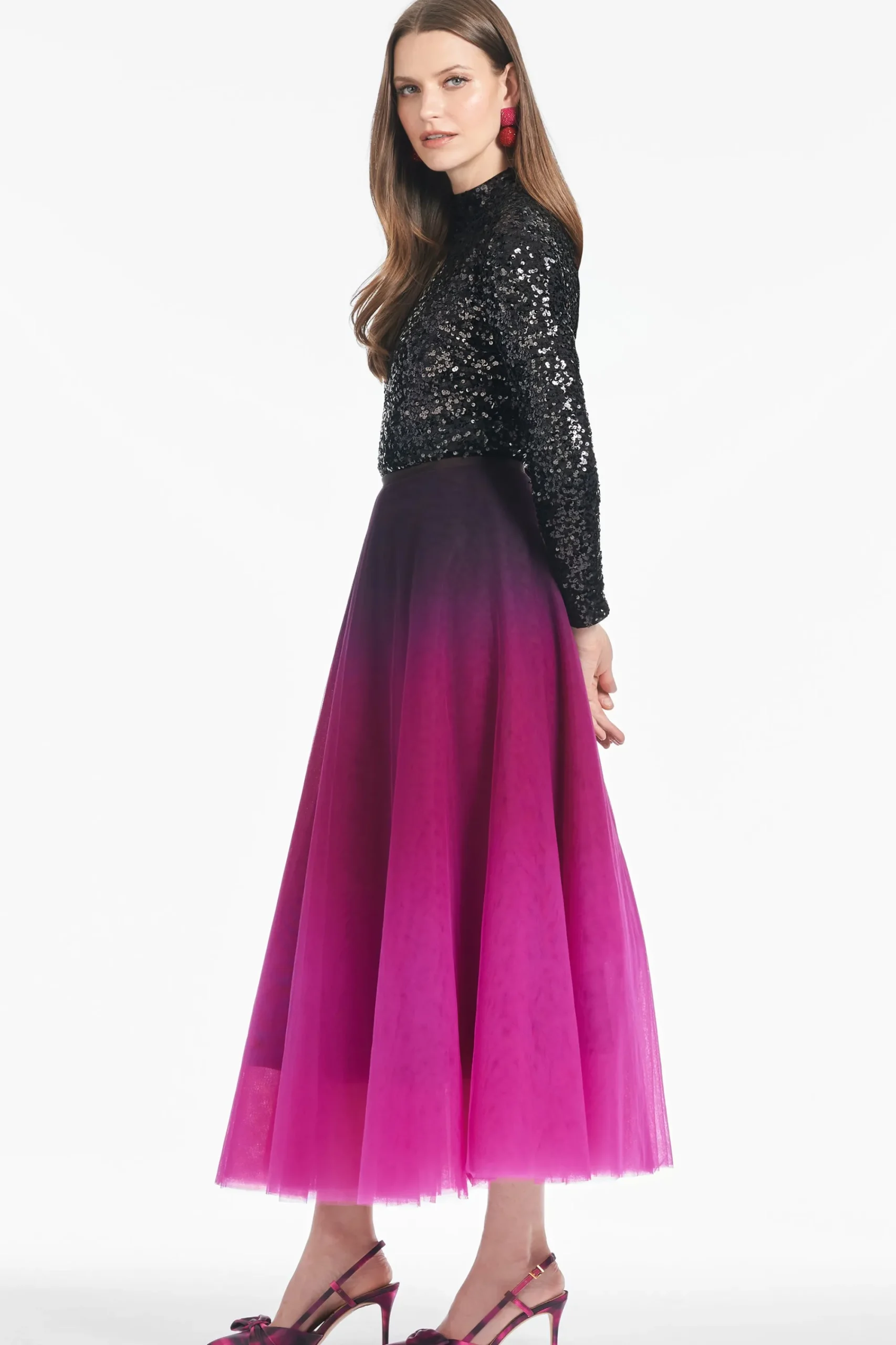 Online Sachin & Babi Maxine Skirt - Plum Ombre Plumombre