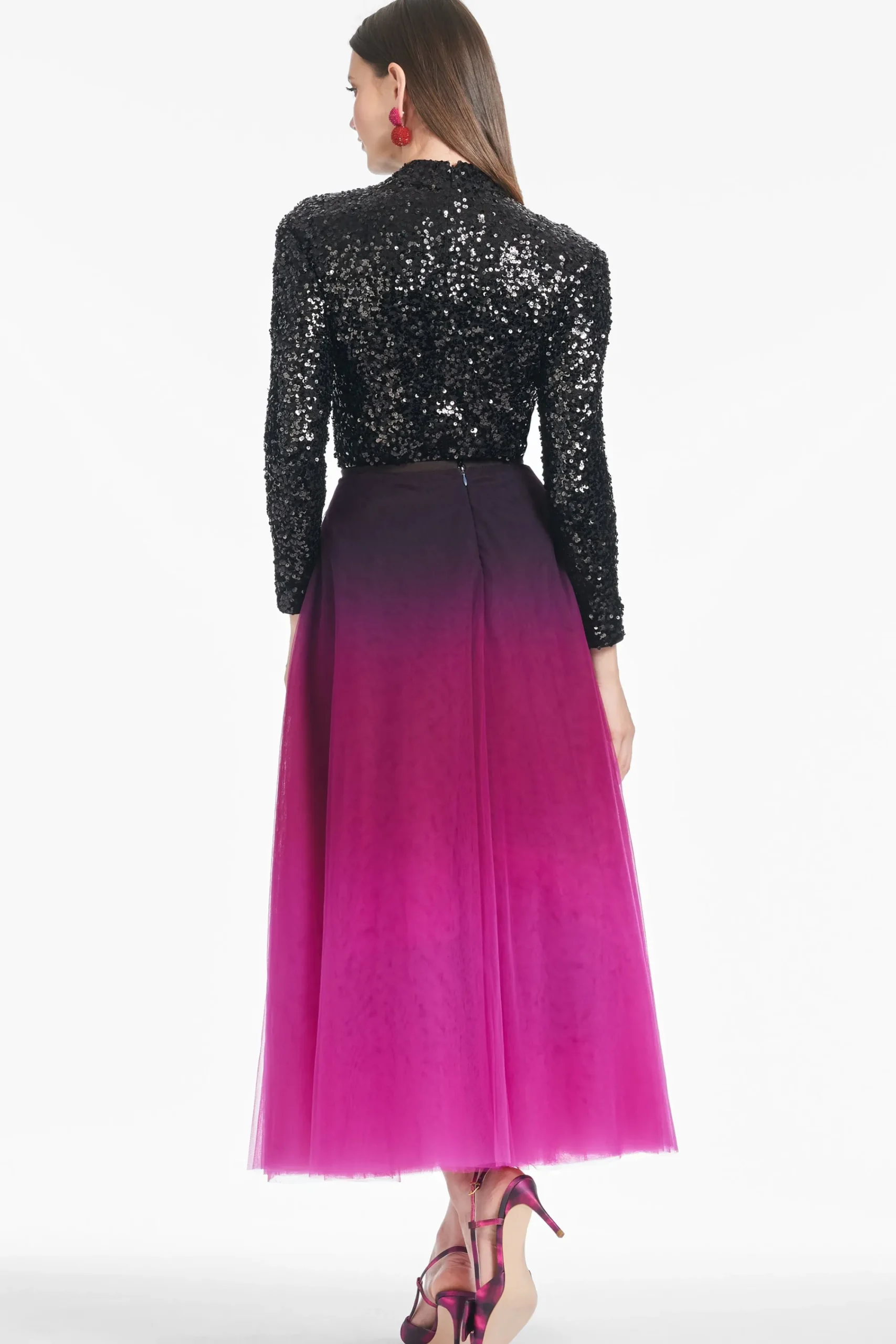 Online Sachin & Babi Maxine Skirt - Plum Ombre Plumombre