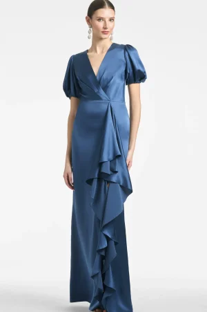 Flash Sale Sachin & Babi Mila Gown - Indigo