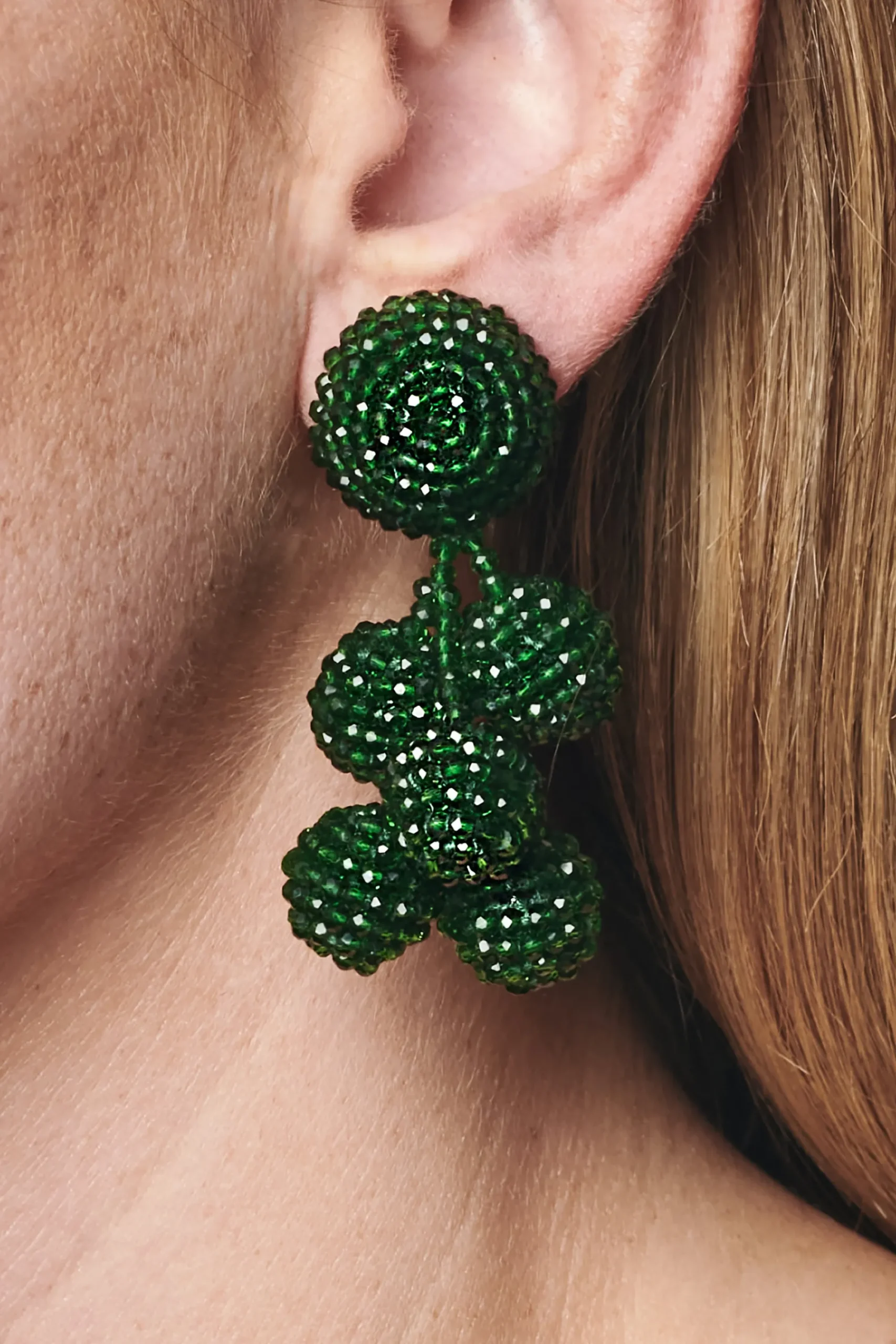 Cheap Sachin & Babi Mini Coconuts Earrings - Faceted Beads Merlot