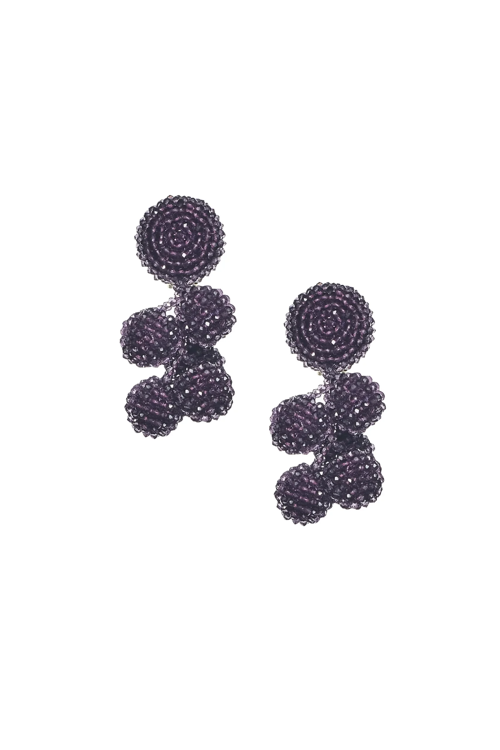 Cheap Sachin & Babi Mini Coconuts Earrings - Faceted Beads Merlot