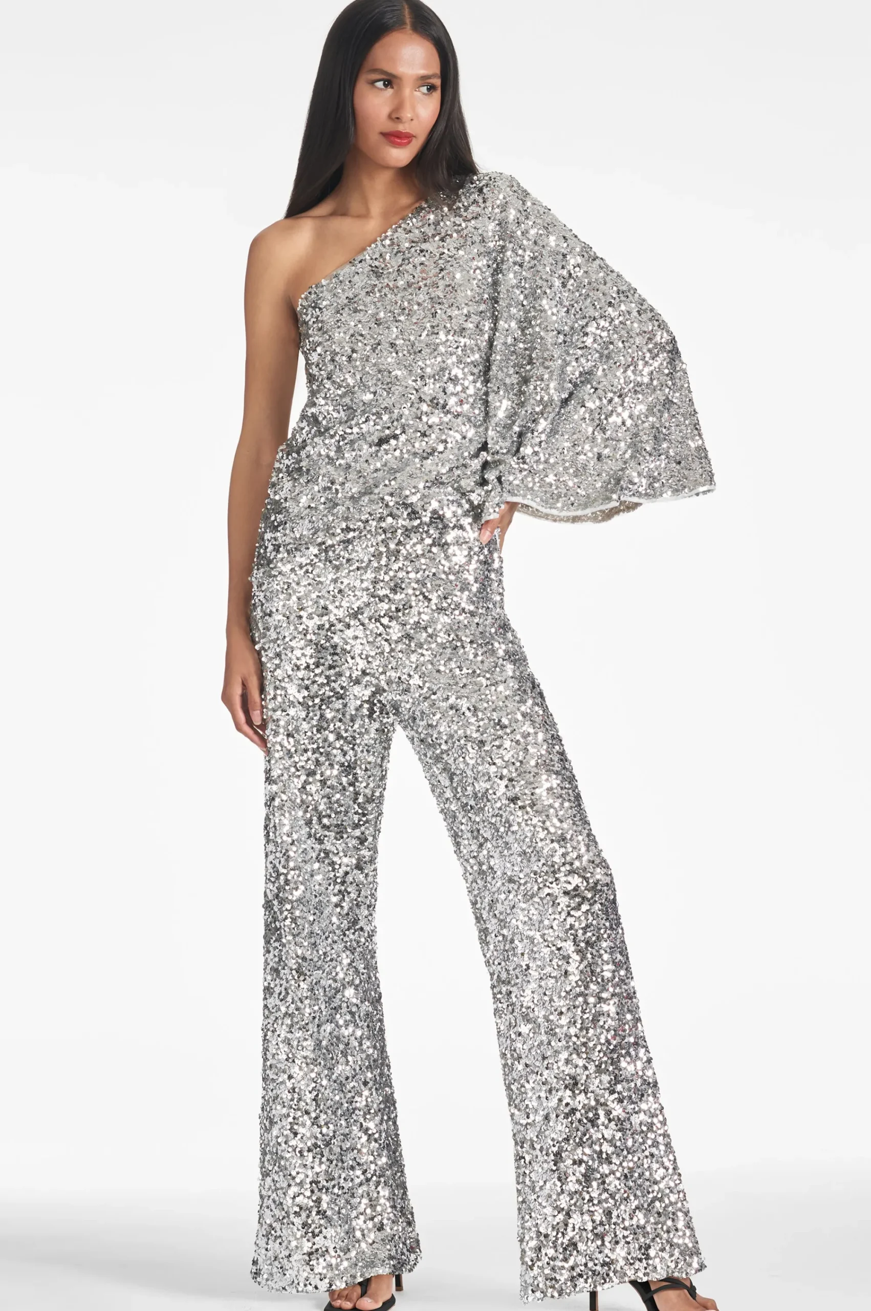Store Sachin & Babi Morgan Top - Sequins Silver