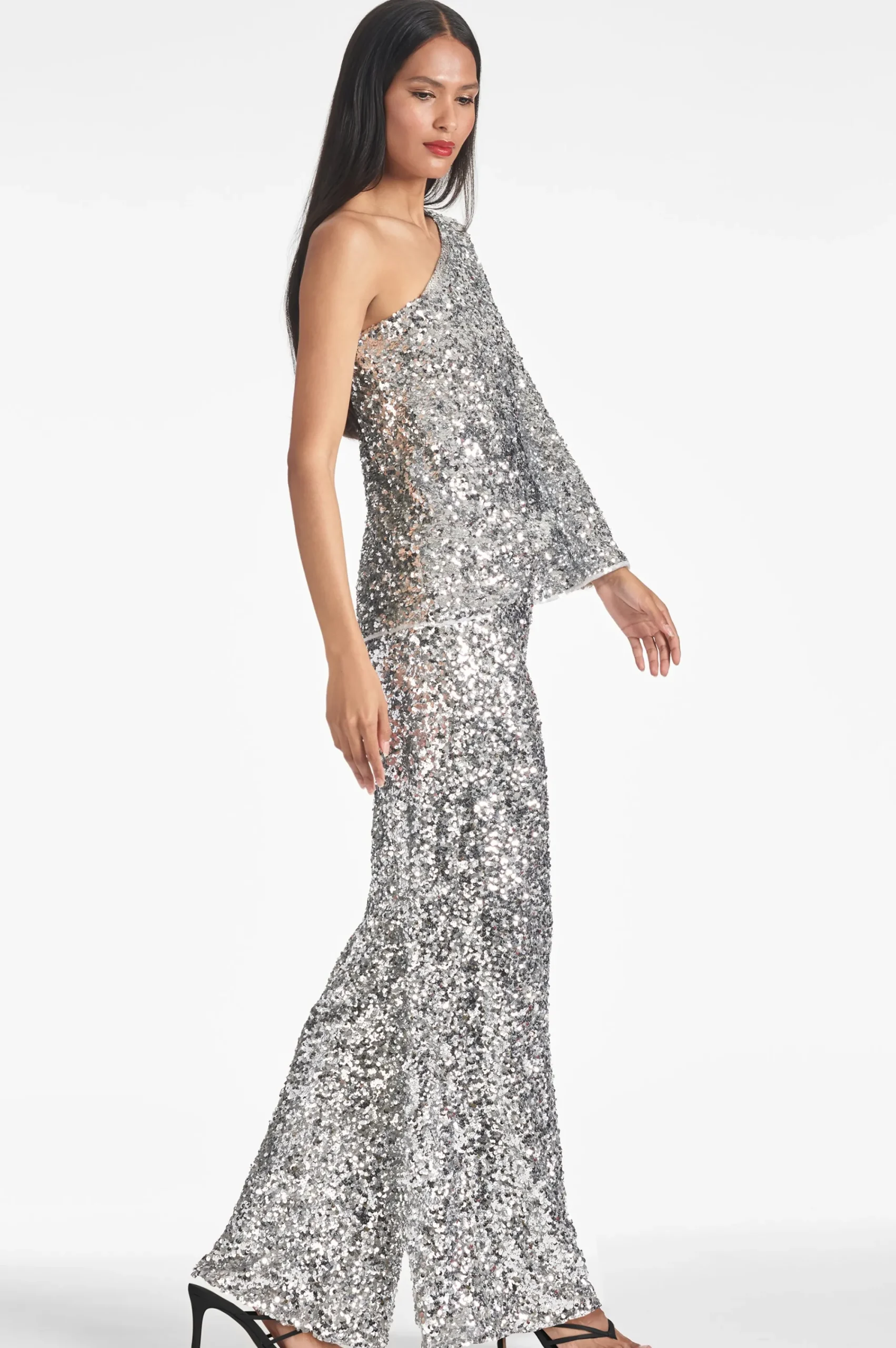 Store Sachin & Babi Morgan Top - Sequins Silver