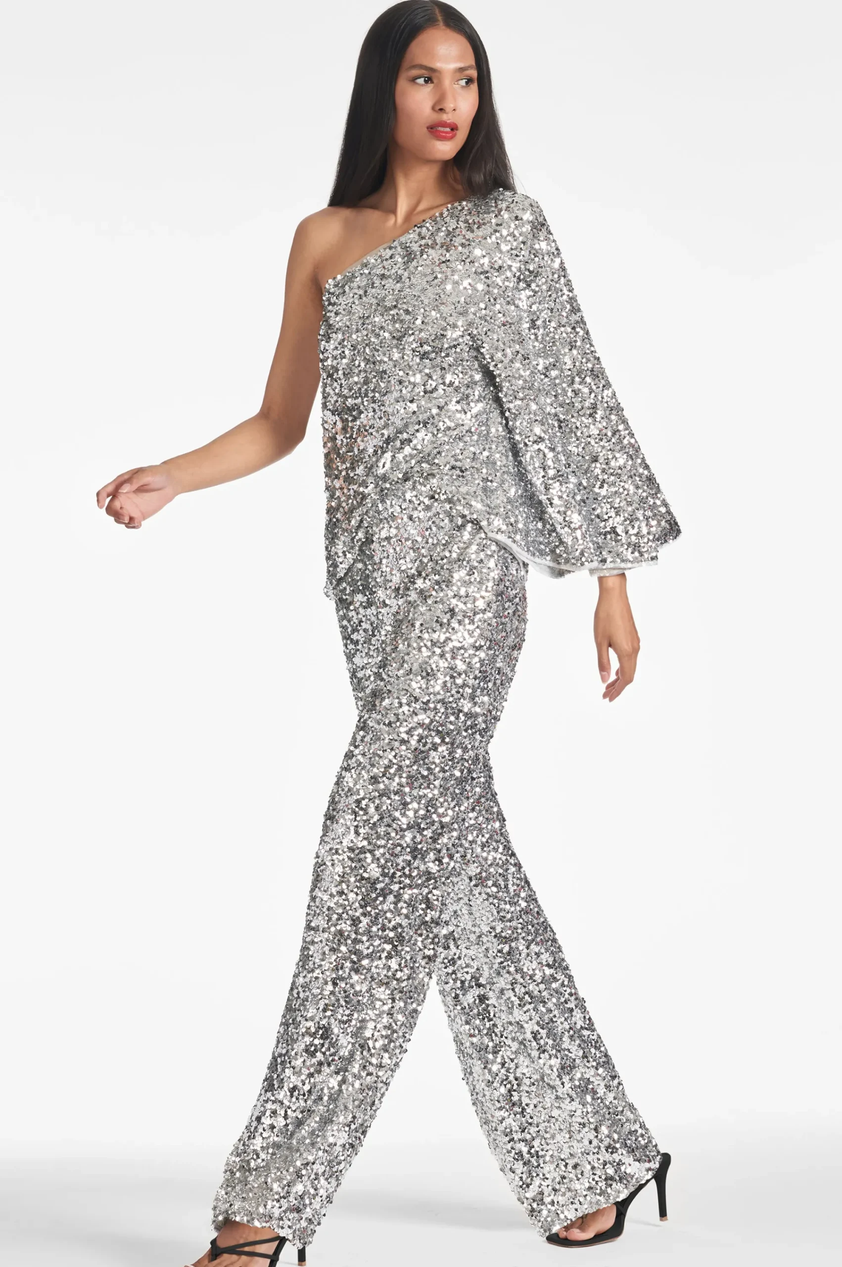 Store Sachin & Babi Morgan Top - Sequins Silver