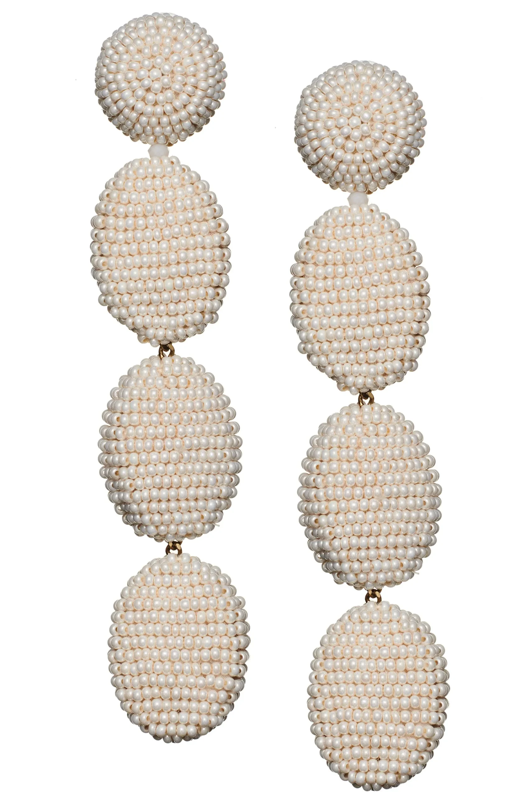 Cheap Sachin & Babi Natalie Earrings - Smooth Beads Ivory