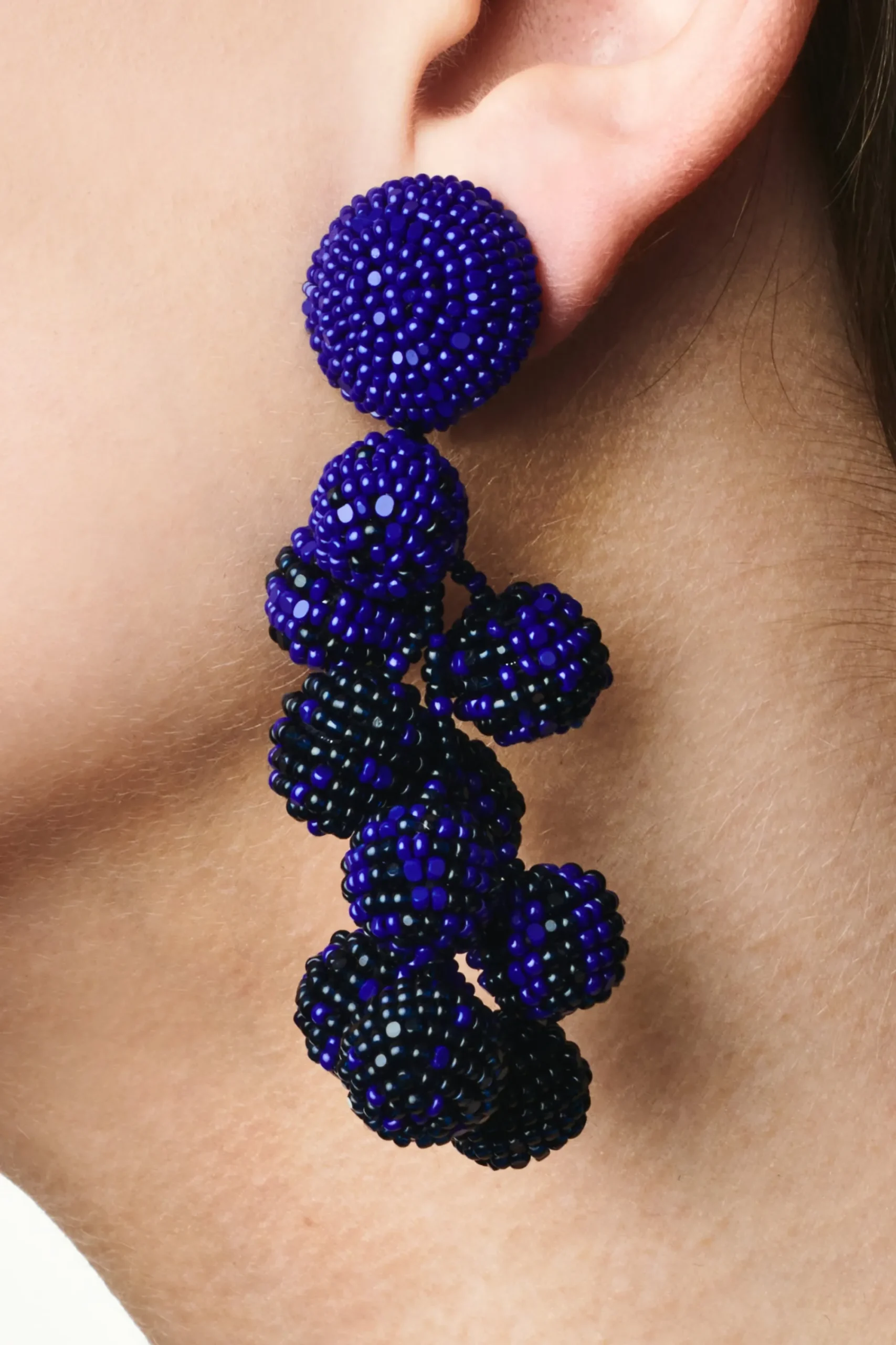 Cheap Sachin & Babi Ombre Coconuts Earrings - Smooth Beads Rosegold/aubergine