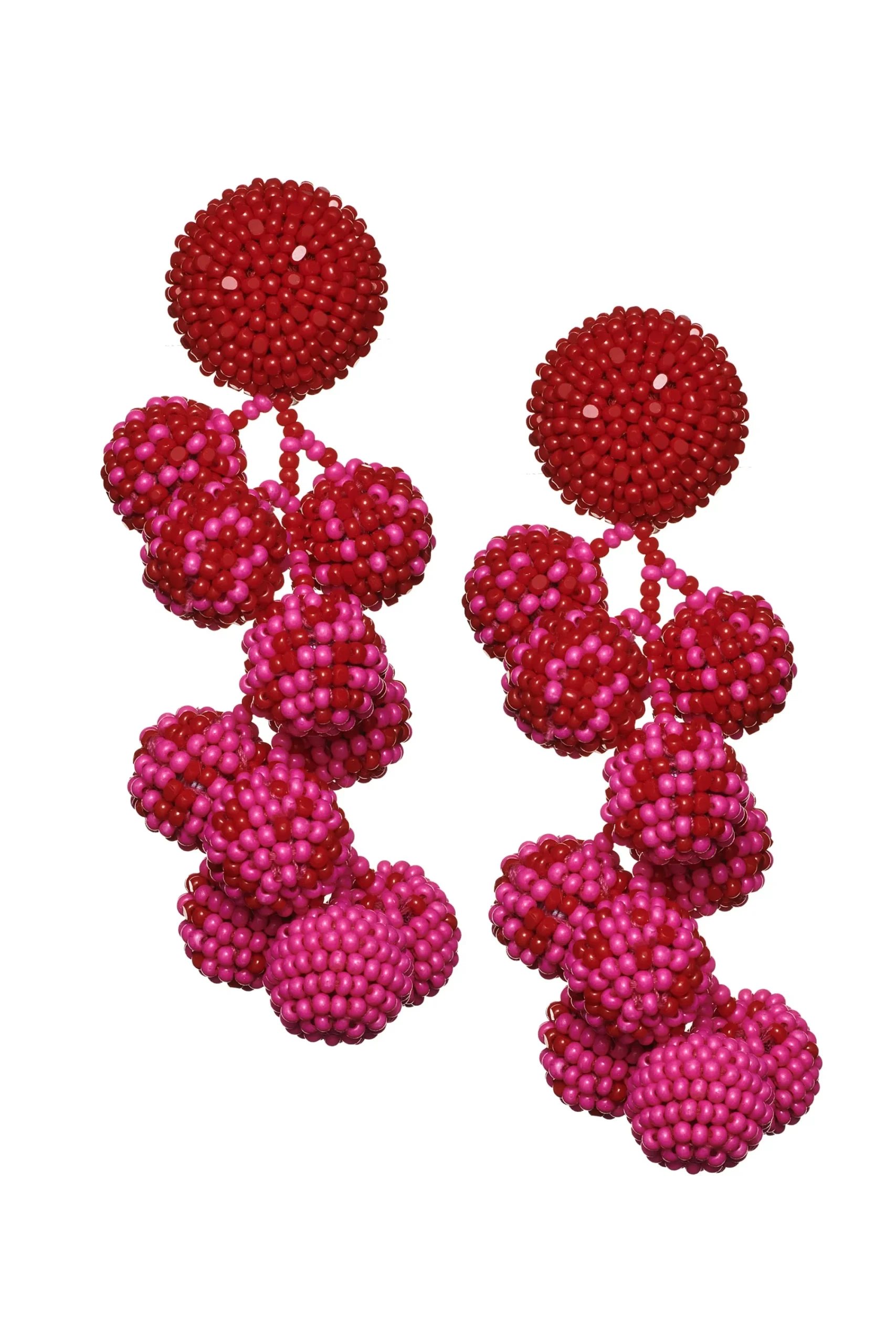 Cheap Sachin & Babi Ombre Coconuts Earrings - Smooth Beads Rosegold/aubergine