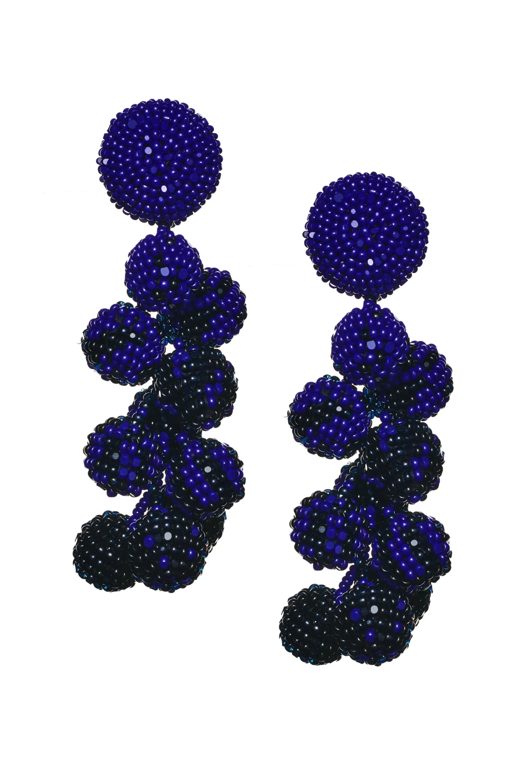 Cheap Sachin & Babi Ombre Coconuts Earrings - Smooth Beads Rosegold/aubergine