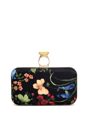 Cheap Sachin & Babi On the Rocks Clutch - Noir Wildflower Noirwildflower
