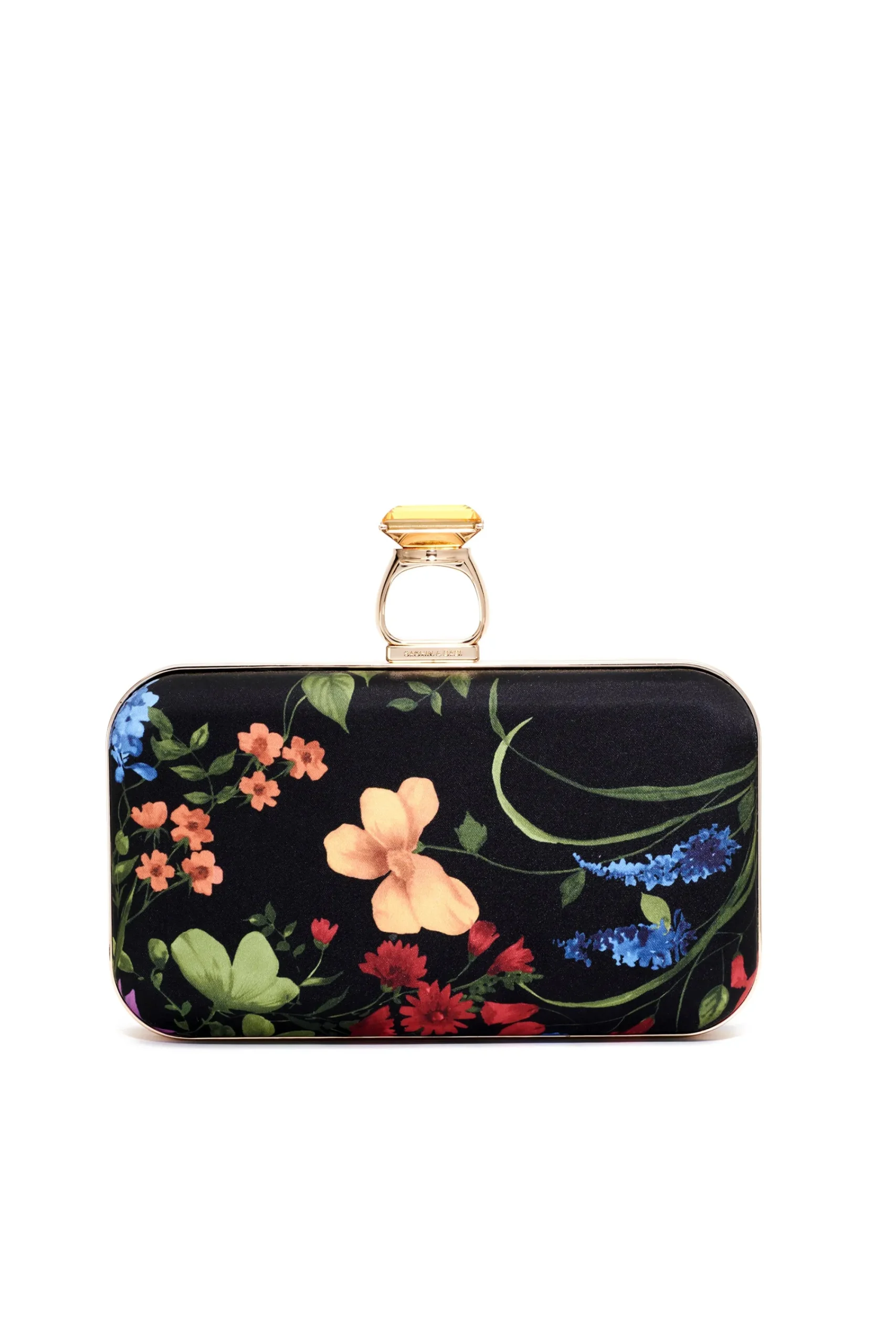 Cheap Sachin & Babi On the Rocks Clutch - Noir Wildflower Noirwildflower
