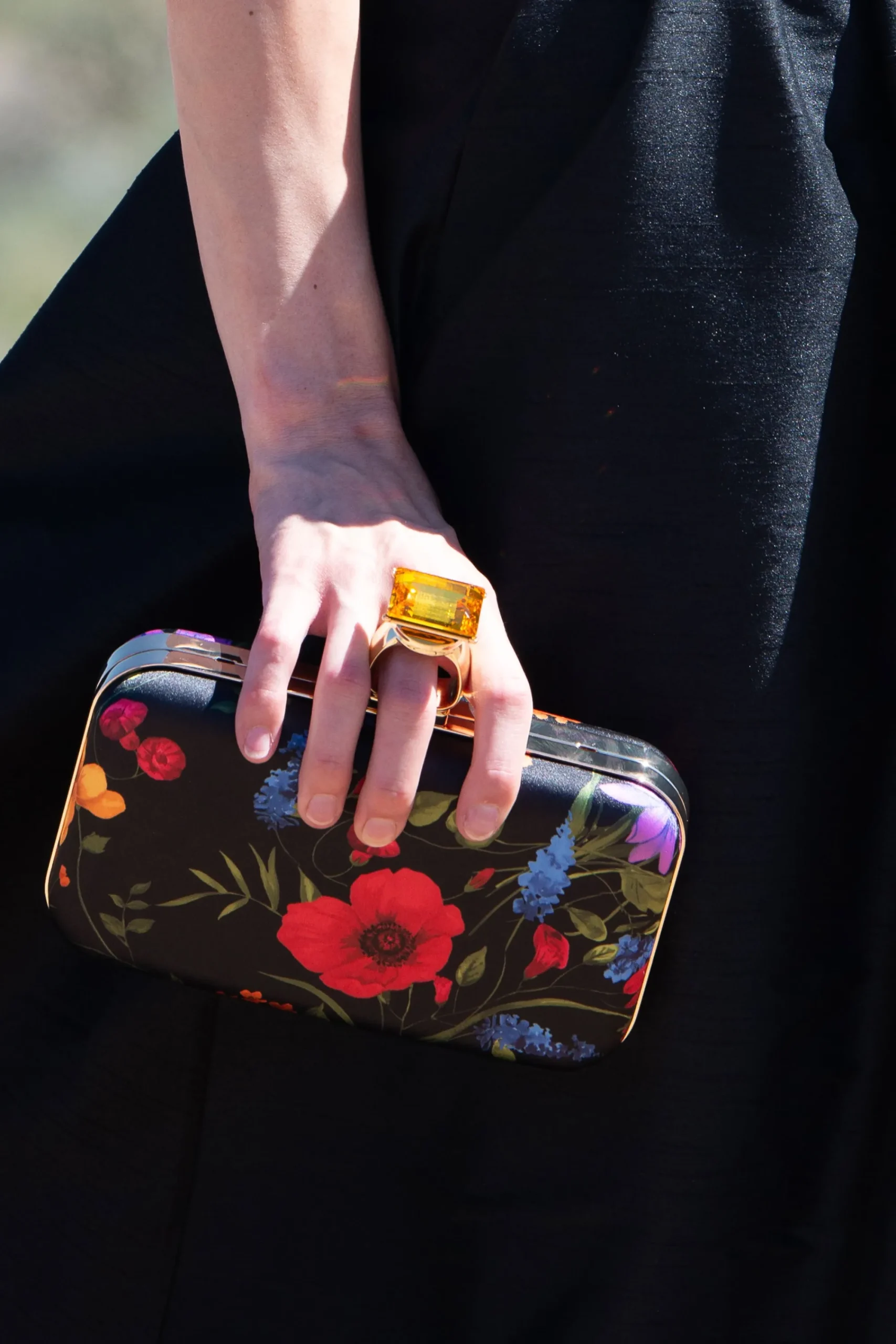 Cheap Sachin & Babi On the Rocks Clutch - Noir Wildflower Noirwildflower