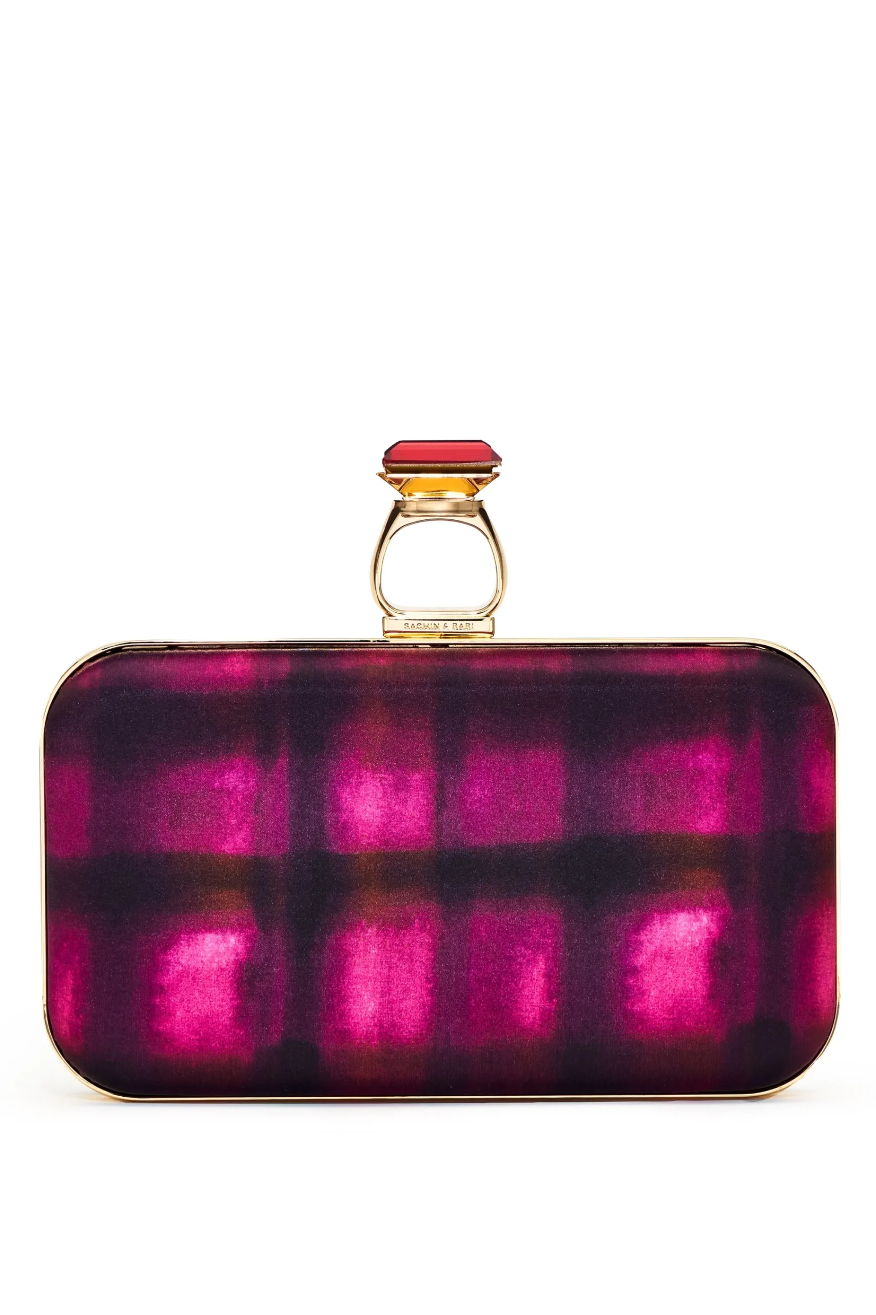 Discount Sachin & Babi On The Rocks Clutch - Pink Shibori Pinkshibori