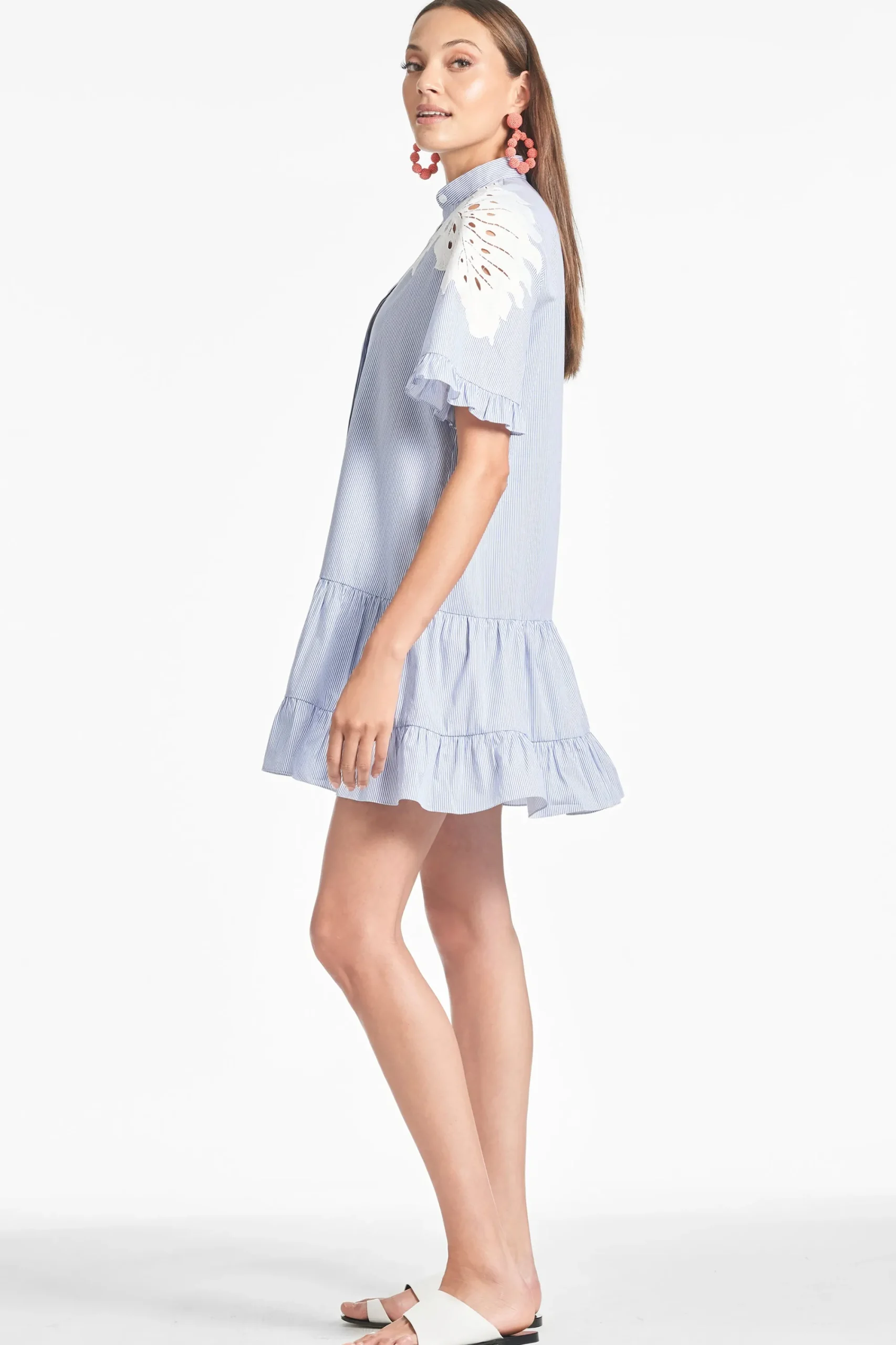 New Sachin & Babi Palma Dress - Pinstripe