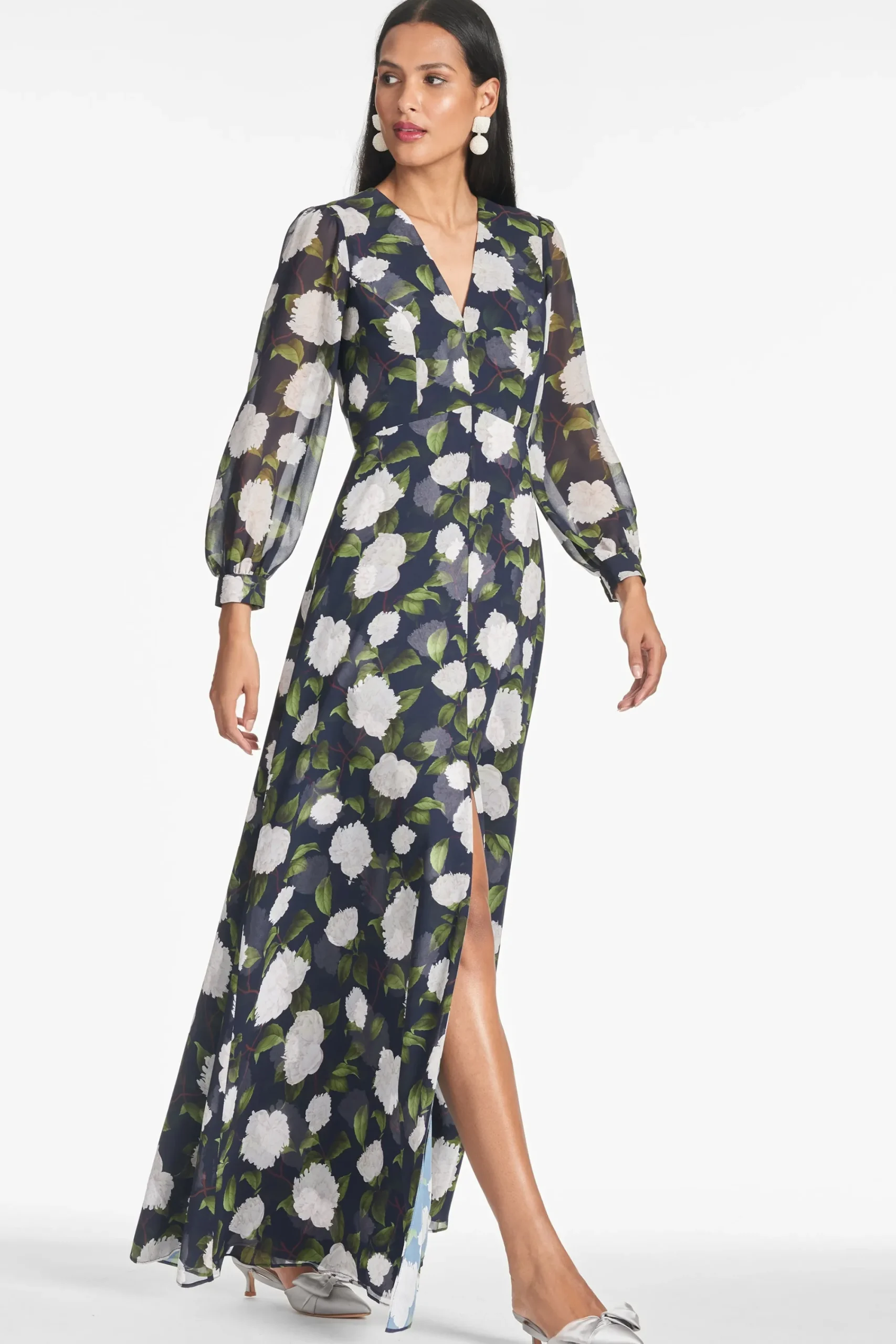 Fashion Sachin & Babi Penny Gown - Navy/Ivory Moonlit Garden Navy/ivorymoonlitgarden