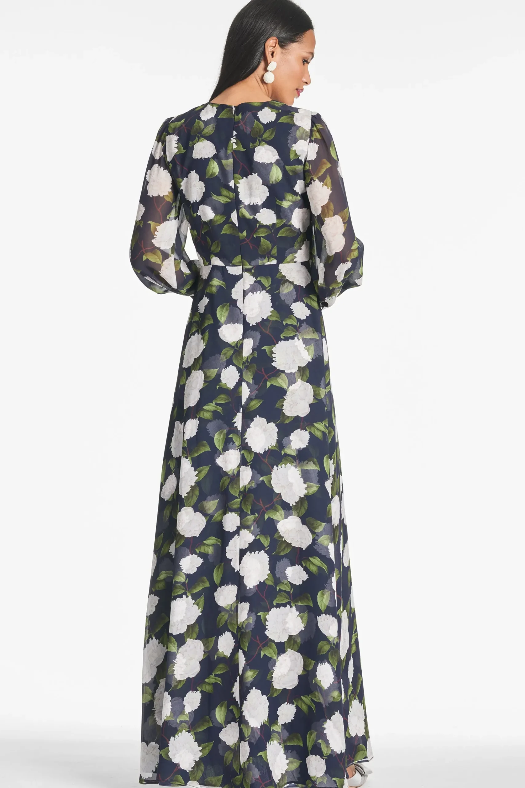 Fashion Sachin & Babi Penny Gown - Navy/Ivory Moonlit Garden Navy/ivorymoonlitgarden