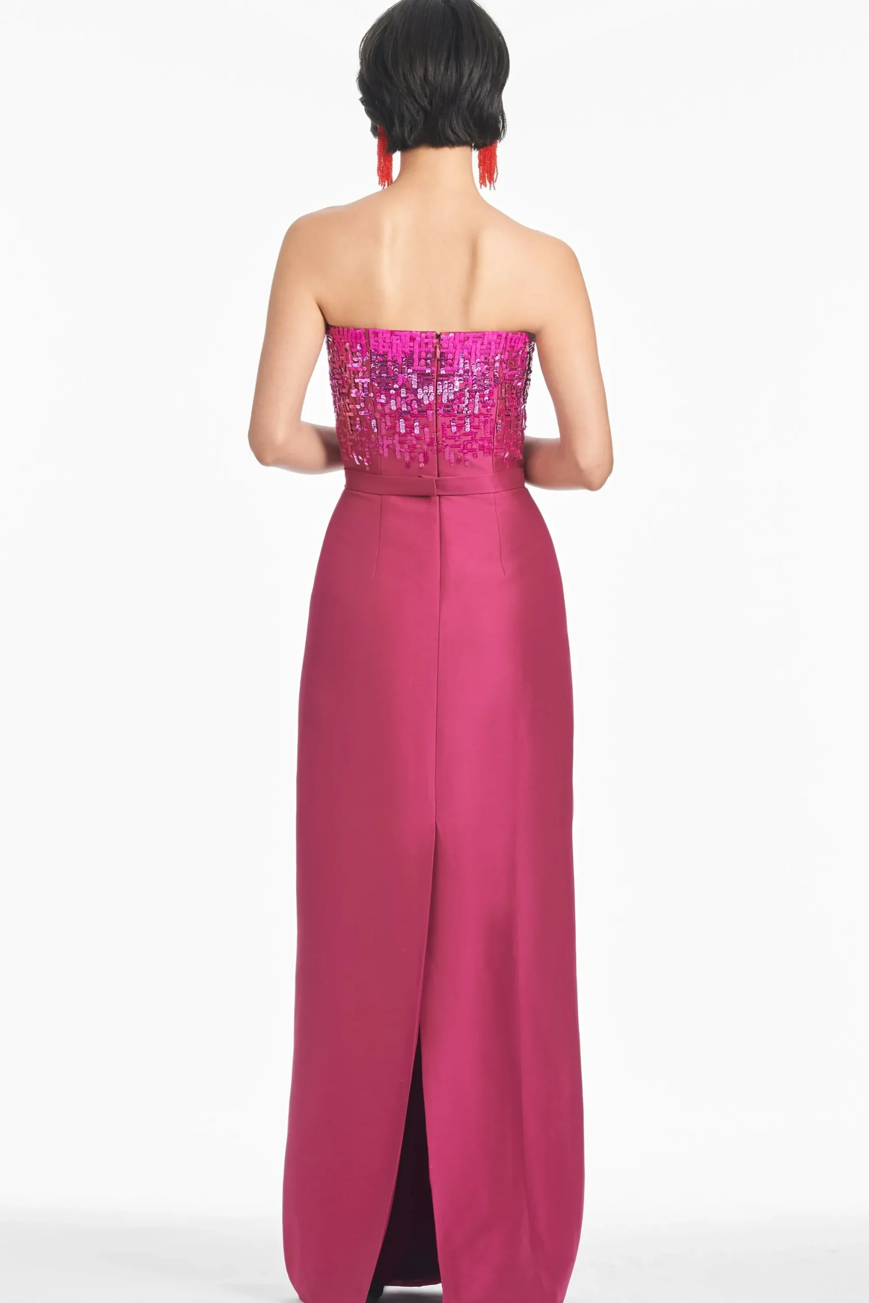 New Sachin & Babi Phaedra Gown - Rhodolite