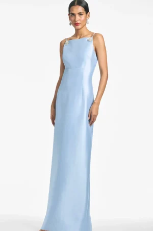 Store Sachin & Babi Pryce Gown - Glacial Blue Glacialblue