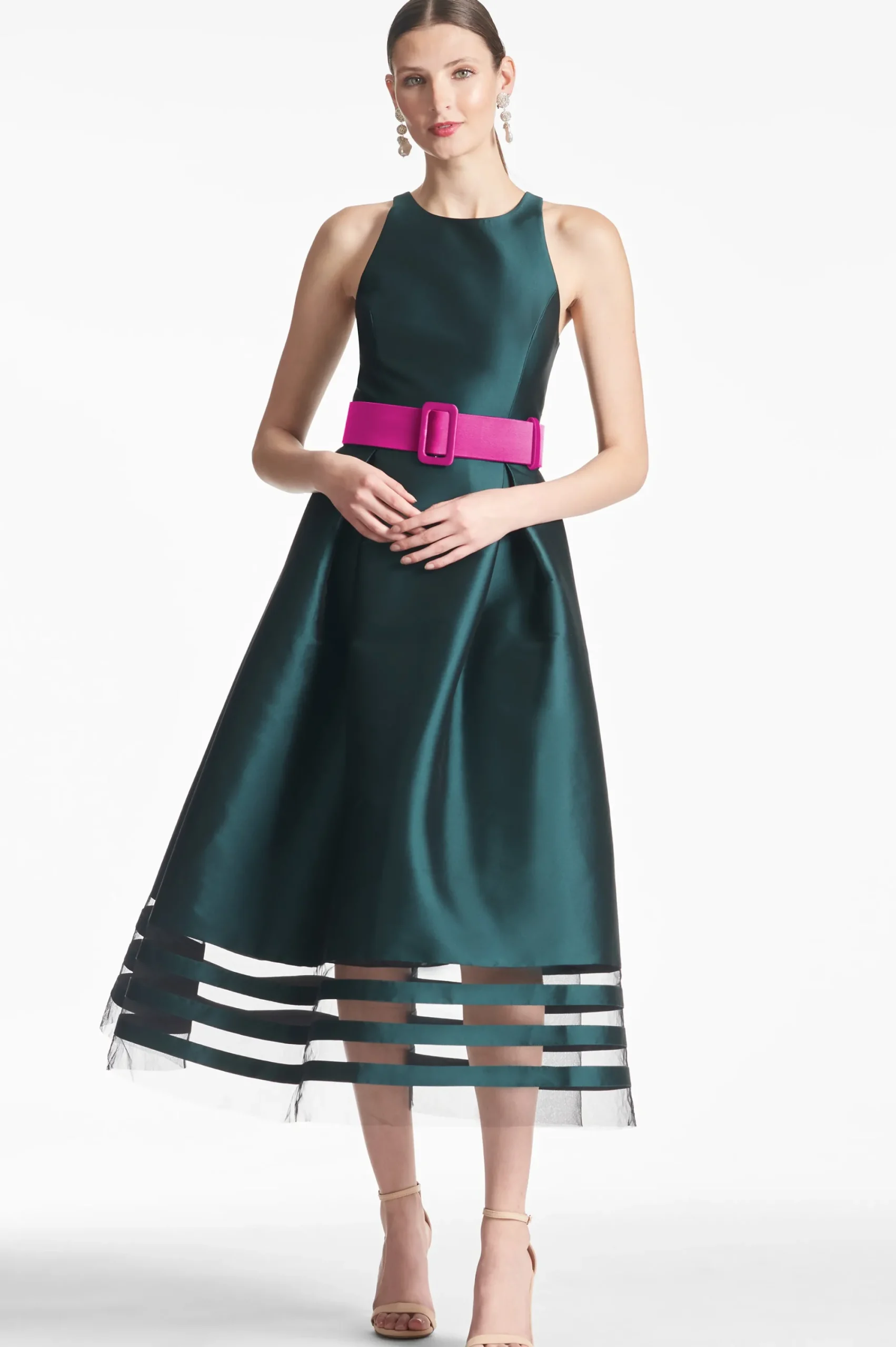 Online Sachin & Babi Rani Dress - Forest Green Forestgreen