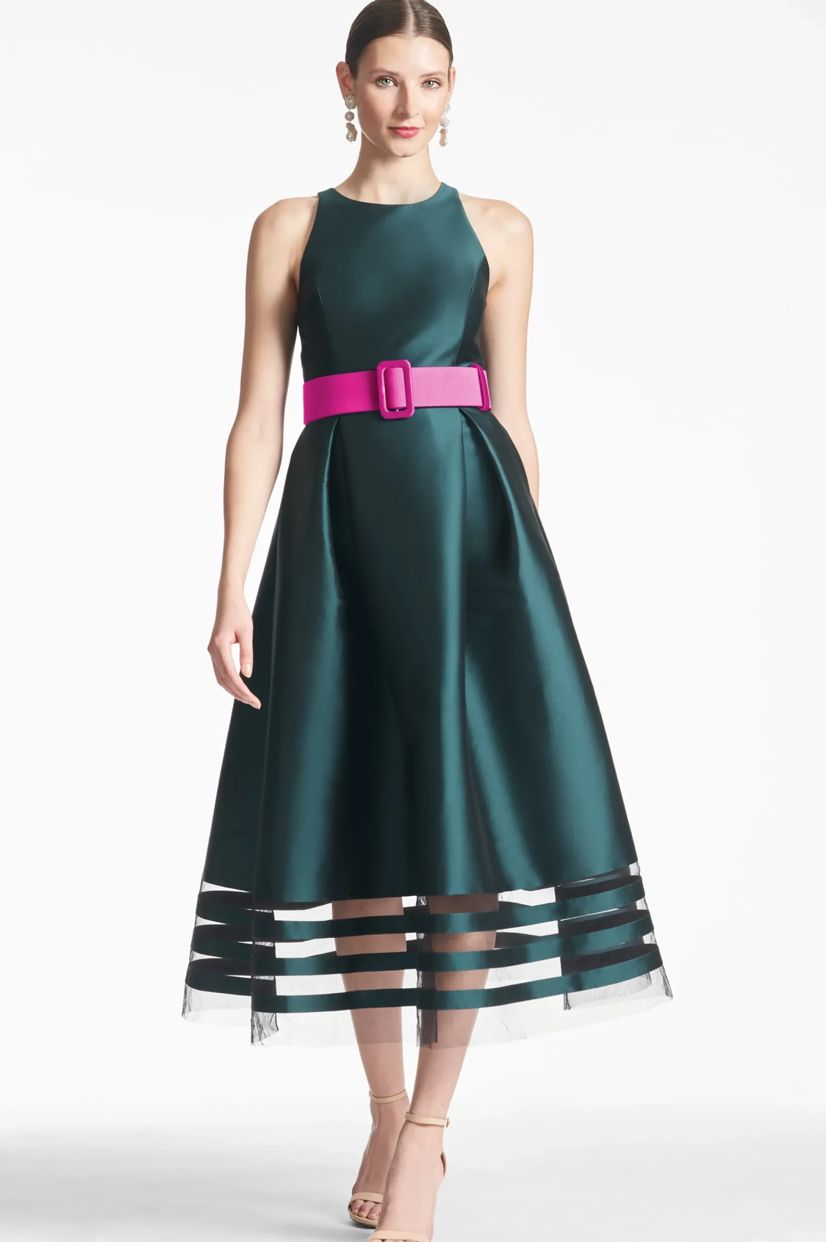 Online Sachin & Babi Rani Dress - Forest Green Forestgreen