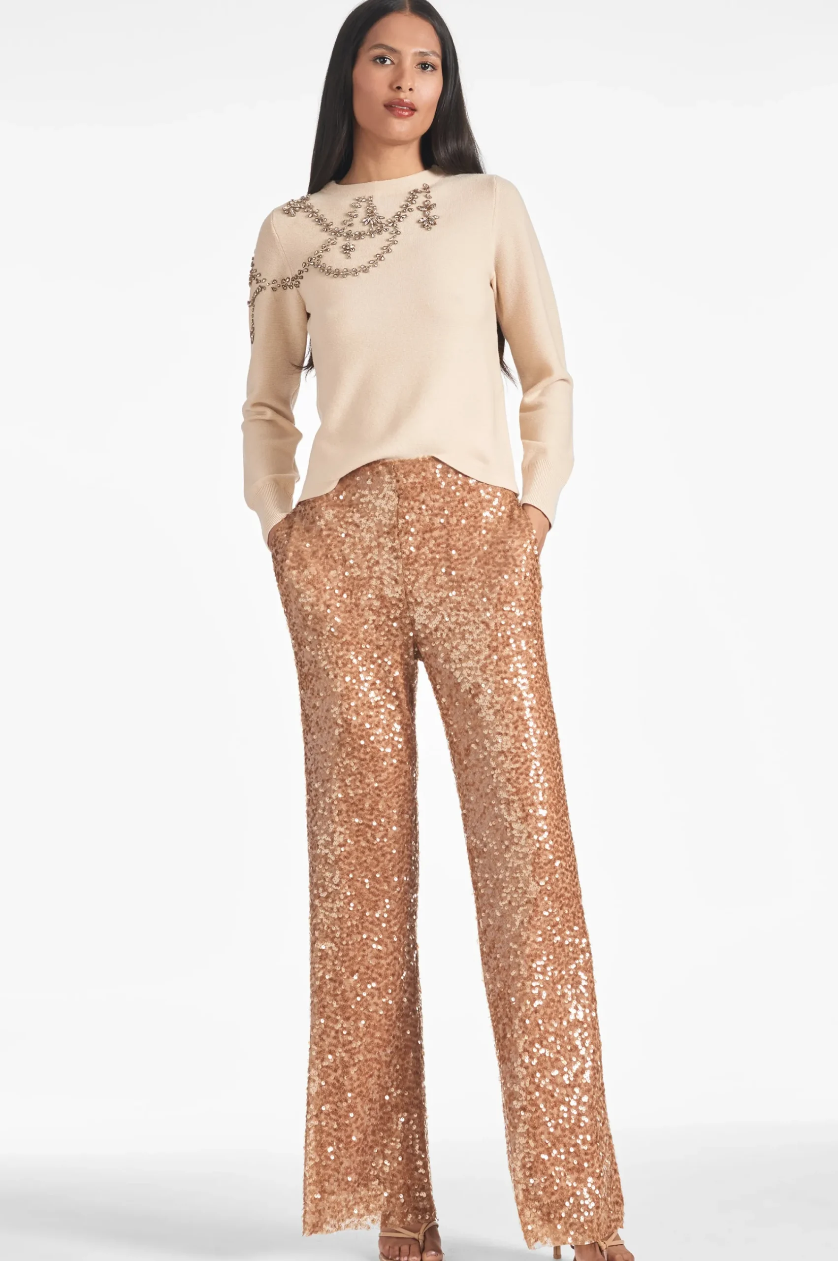 Store Sachin & Babi Sequin Bri Pant - Honey