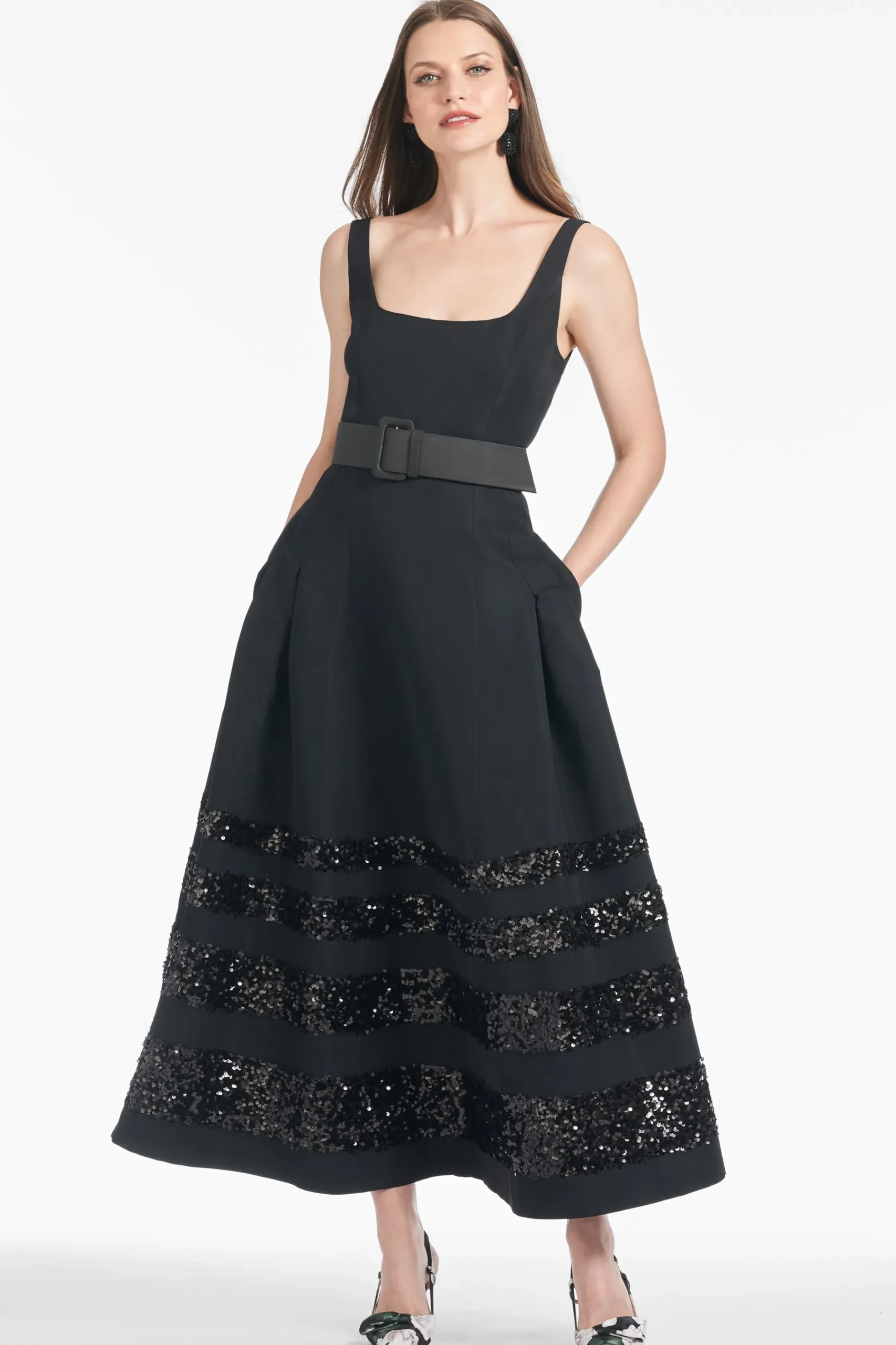 Sale Sachin & Babi Sequin Mia Dress - Black