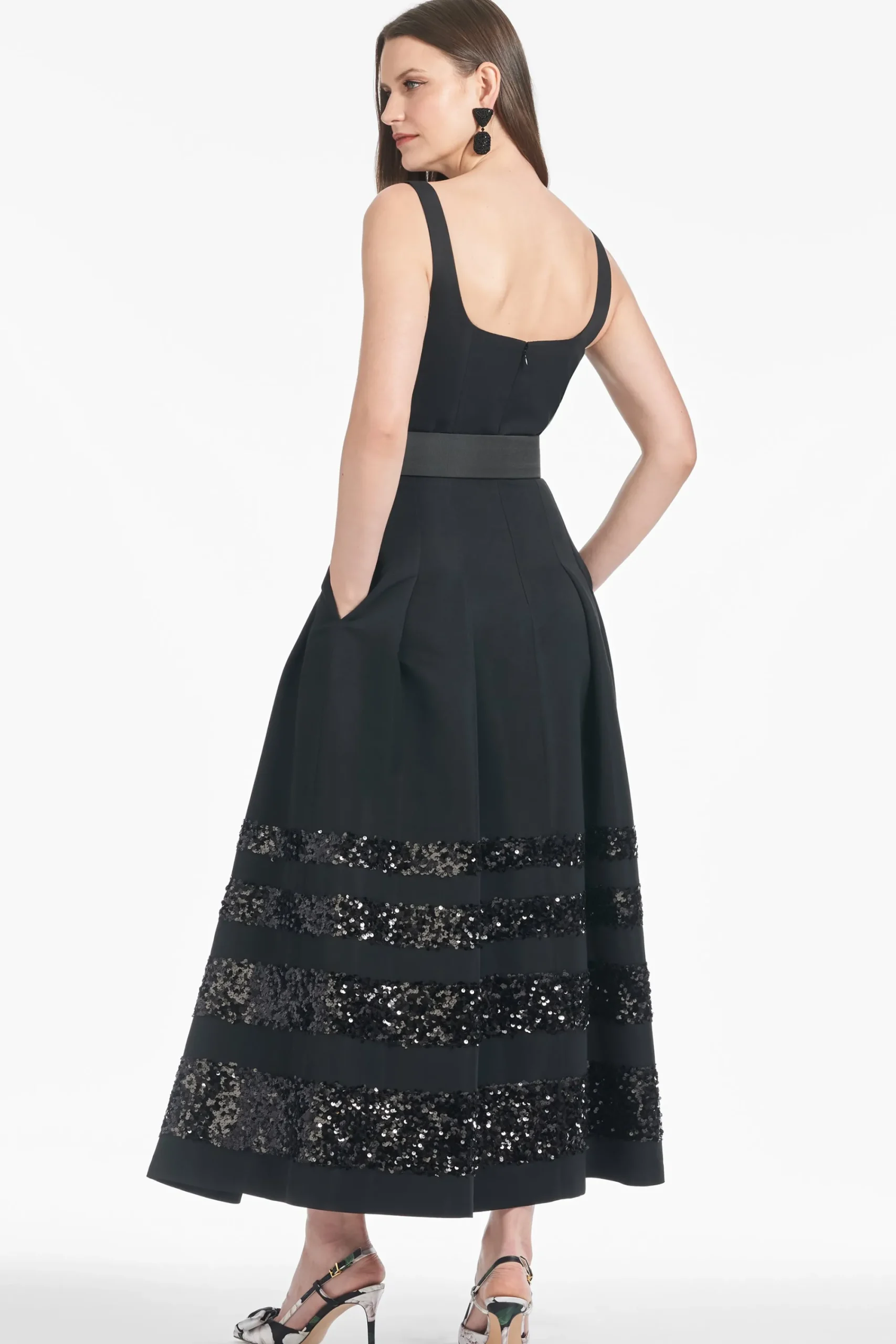 Sale Sachin & Babi Sequin Mia Dress - Black