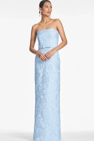 Discount Sachin & Babi Sophia Gown - Ice Blue Iceblue