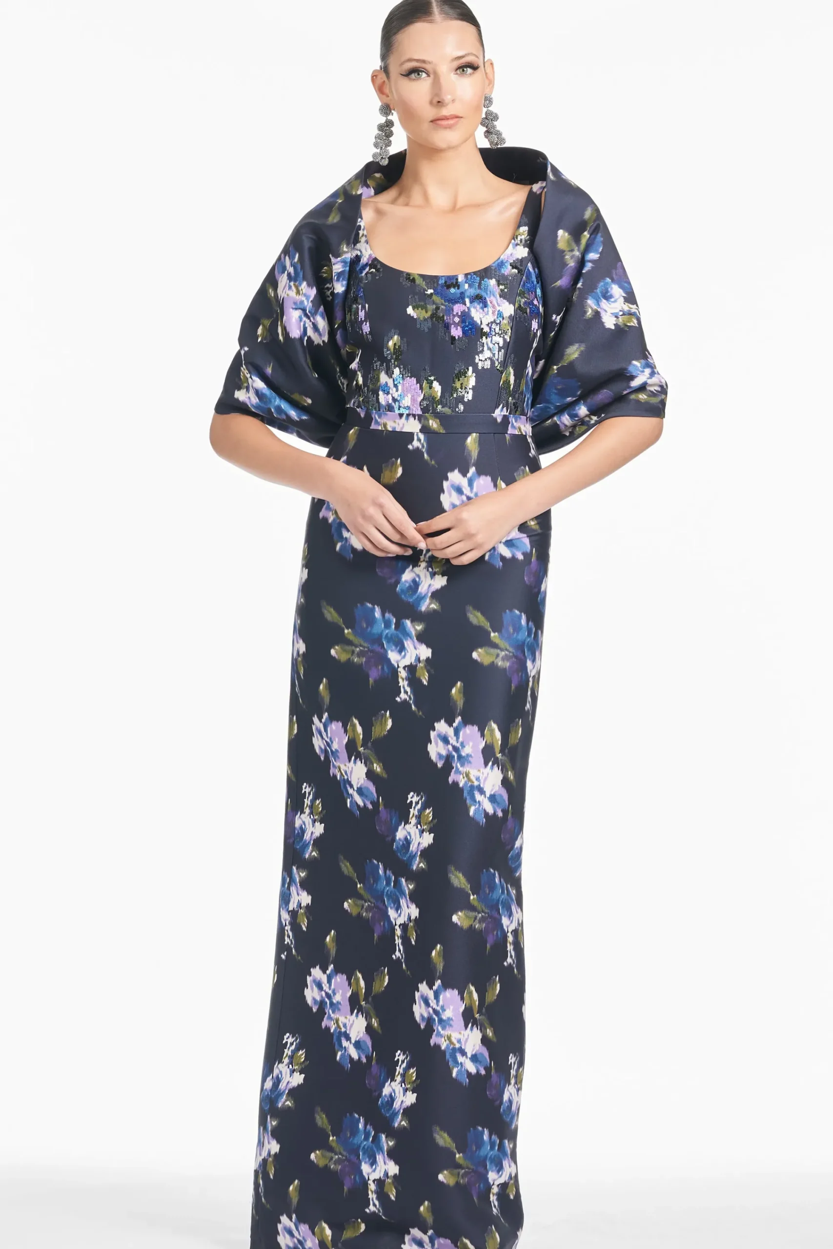 Fashion Sachin & Babi The Hug Shawl - Midnight Corsage Midnightcorsage