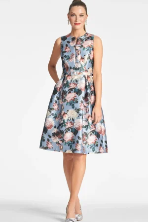 Sale Sachin & Babi Tish Dress - Ice Blue Garden Icebluegarden