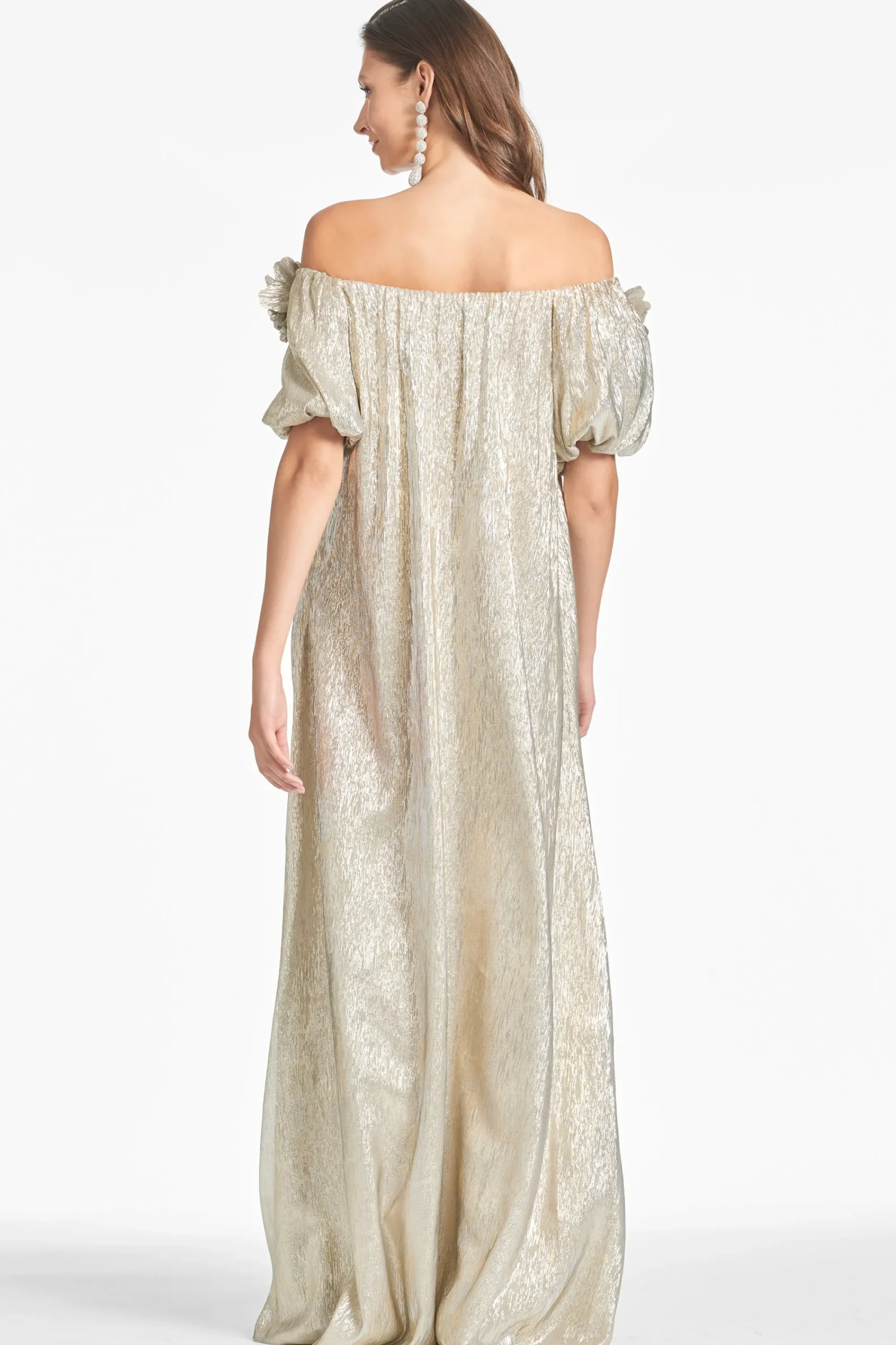 Clearance Sachin & Babi Valentina Gown - Silver