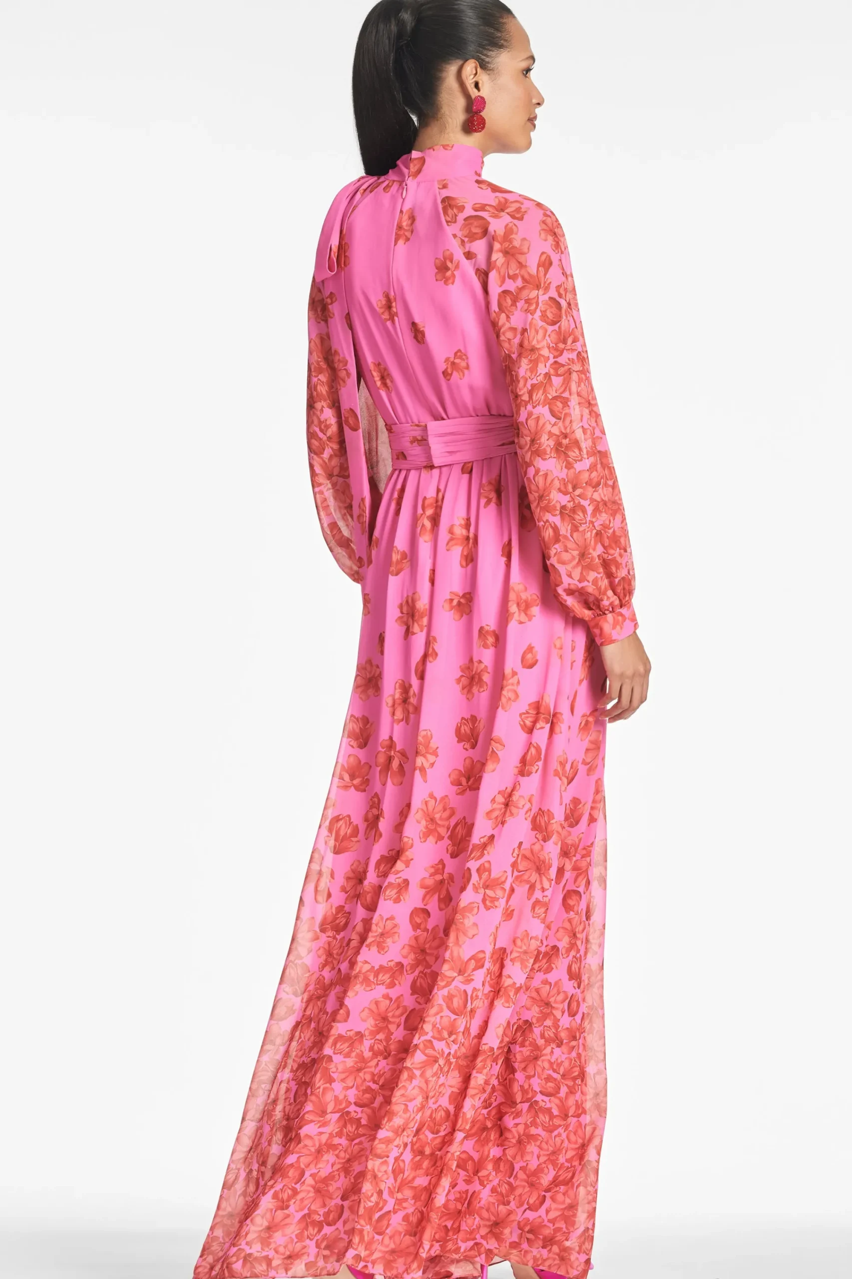 Shop Sachin & Babi Vera Gown - Rose/vermillion