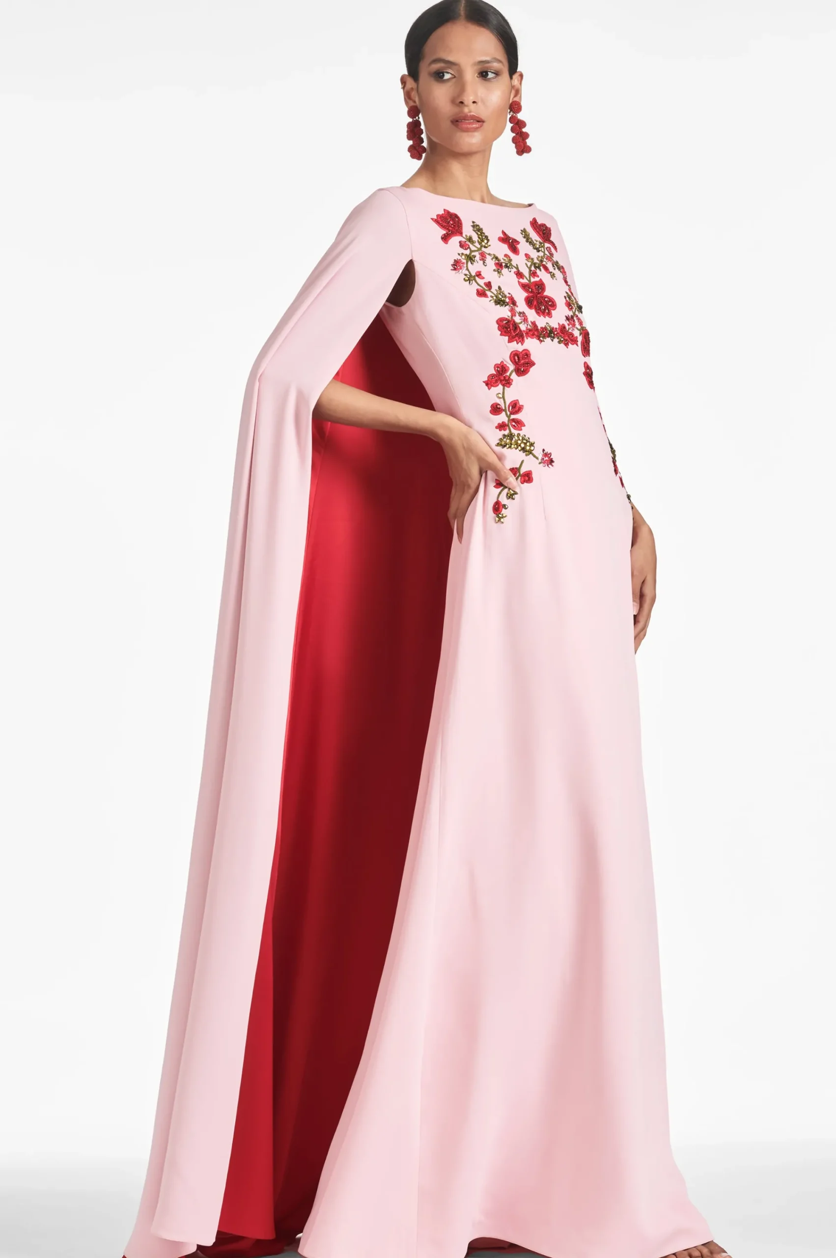 Cheap Sachin & Babi Vittoria Gown - Morganite/ruby