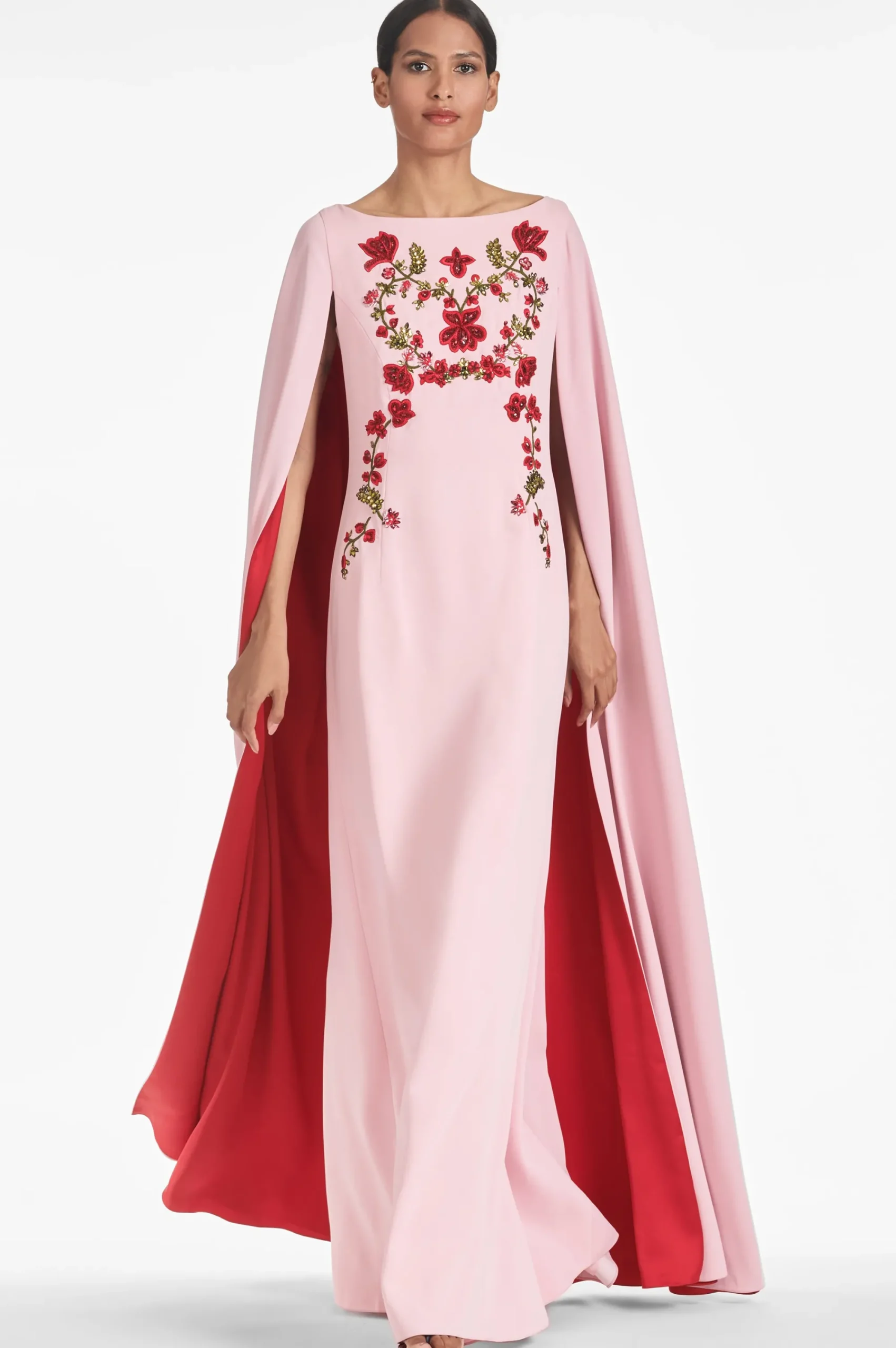 Cheap Sachin & Babi Vittoria Gown - Morganite/ruby