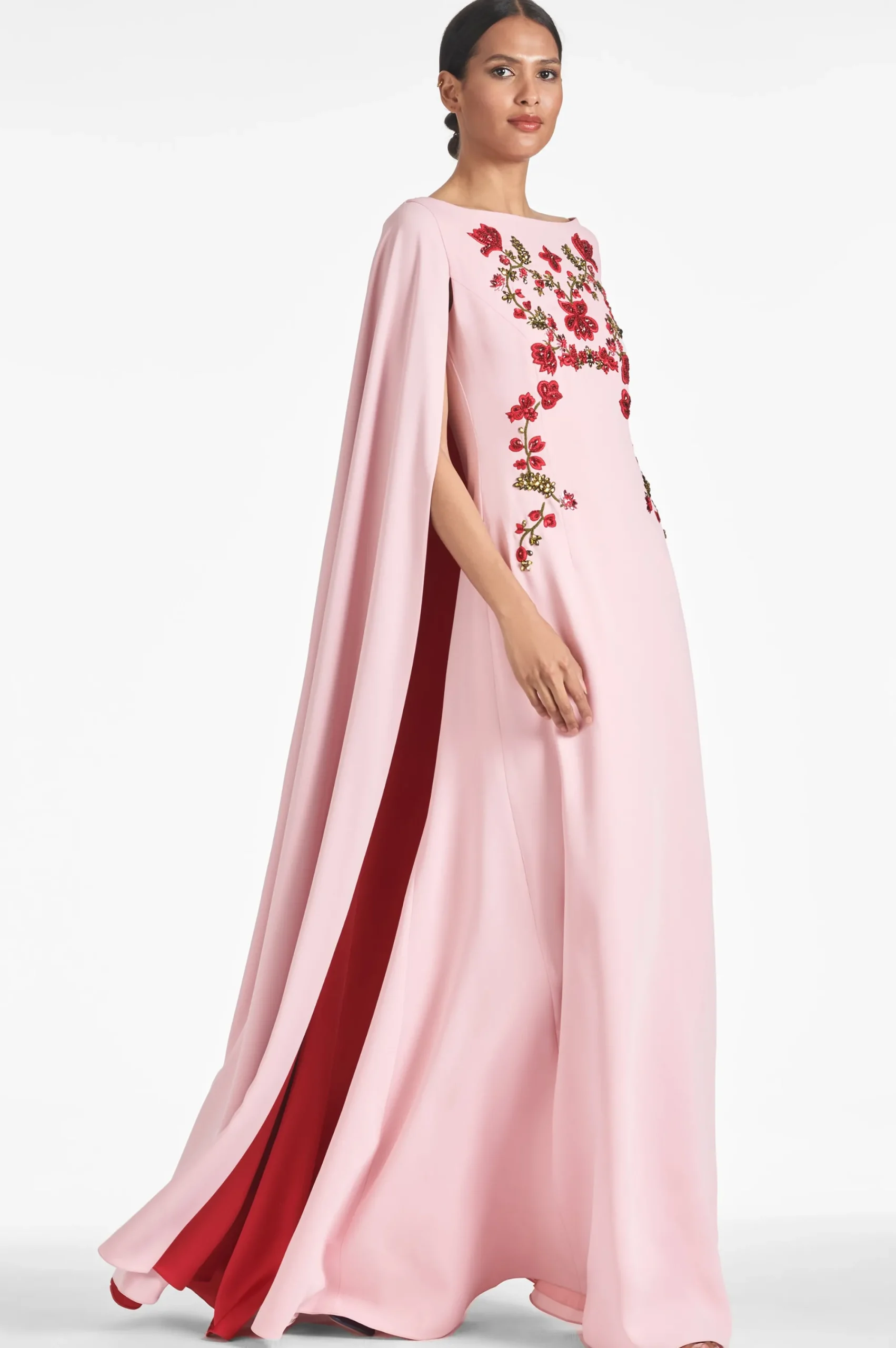 Cheap Sachin & Babi Vittoria Gown - Morganite/ruby