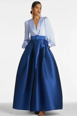 Flash Sale Sachin & Babi Zoe Gown - Periwinkle/Eclipse Periwinkle&eclipse