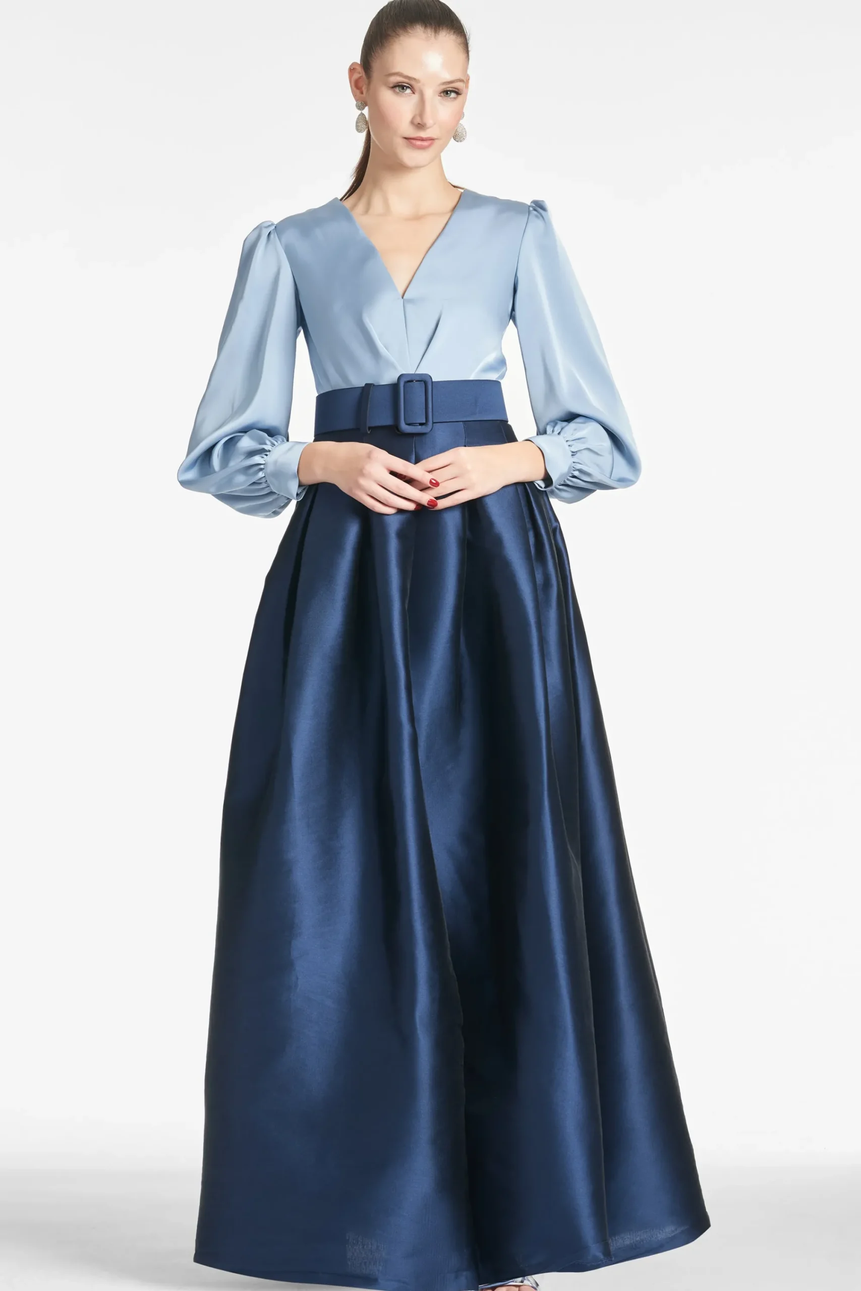 Cheap Sachin & Babi Zoe Gown - Slate/Navy Slate&navy