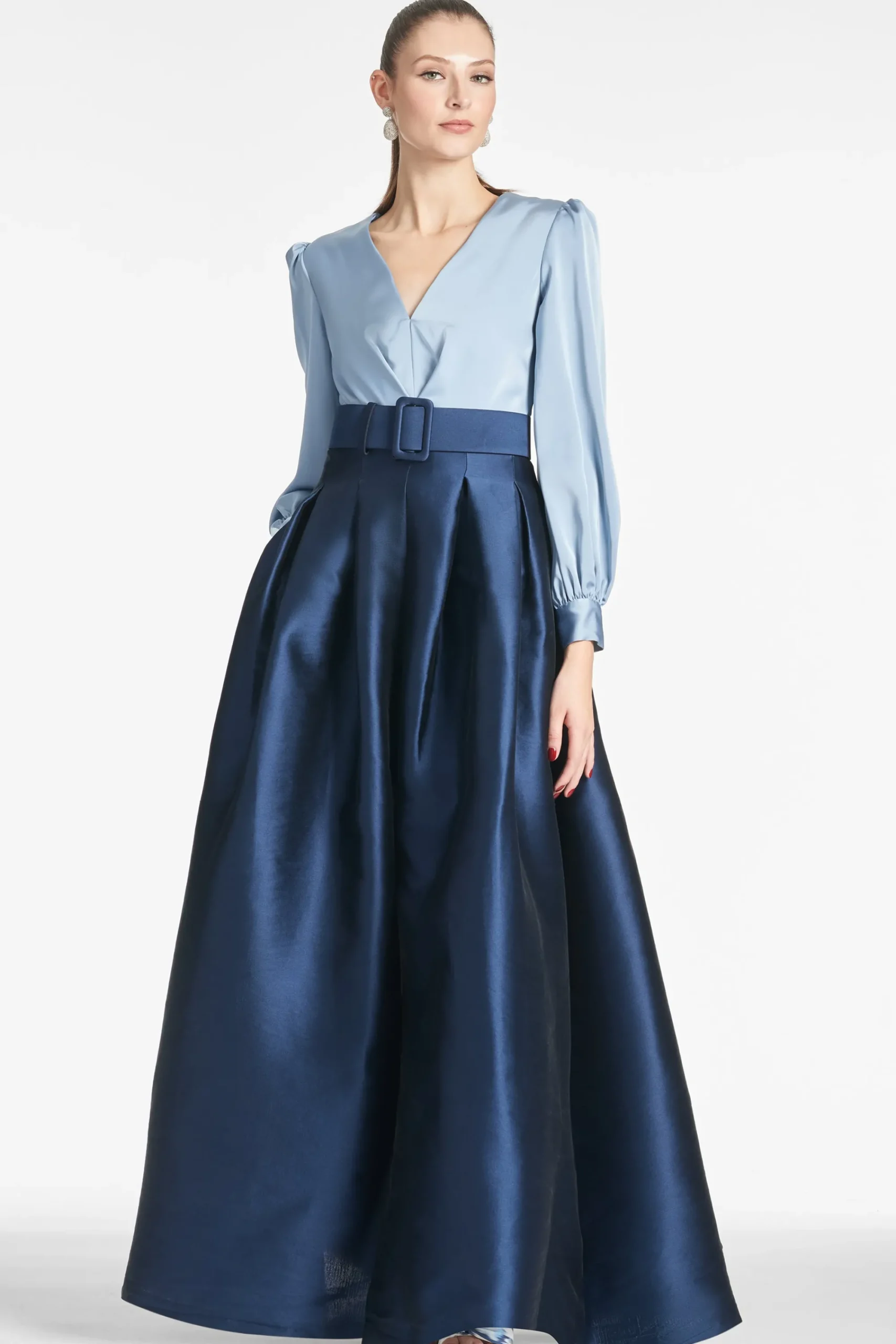 Cheap Sachin & Babi Zoe Gown - Slate/Navy Slate&navy