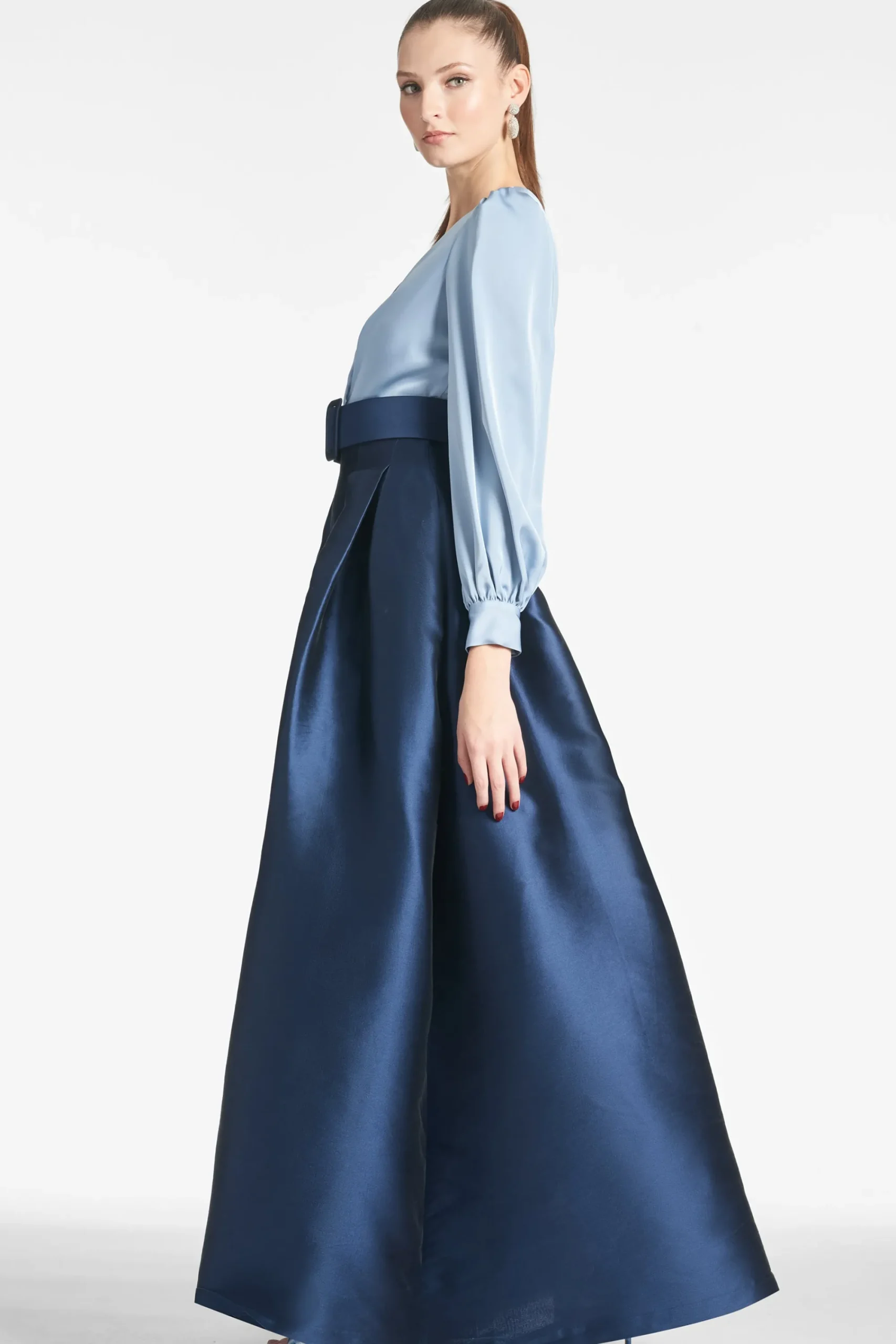 Cheap Sachin & Babi Zoe Gown - Slate/Navy Slate&navy