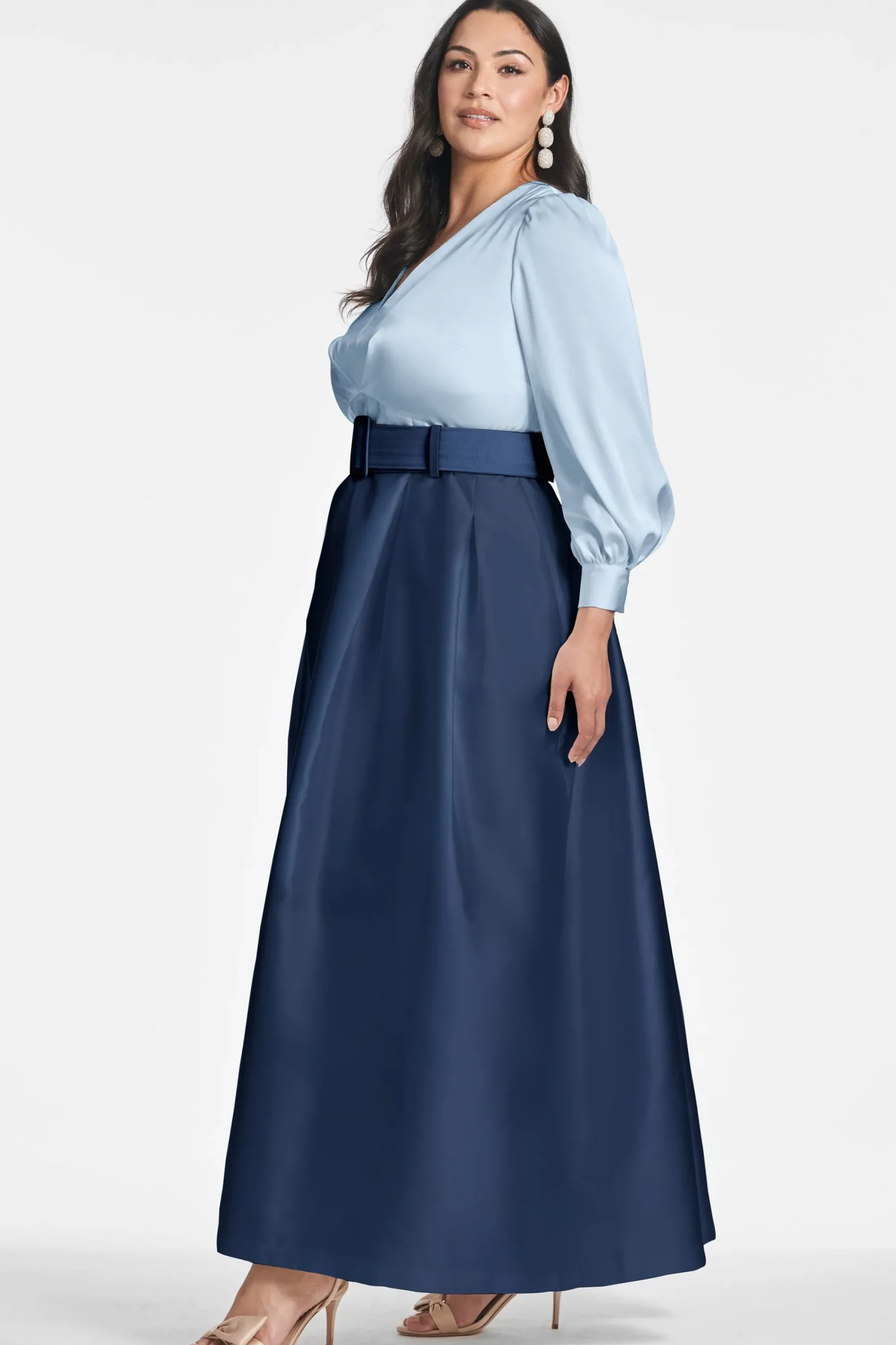 Cheap Sachin & Babi Zoe Gown - Slate/Navy Slate&navy