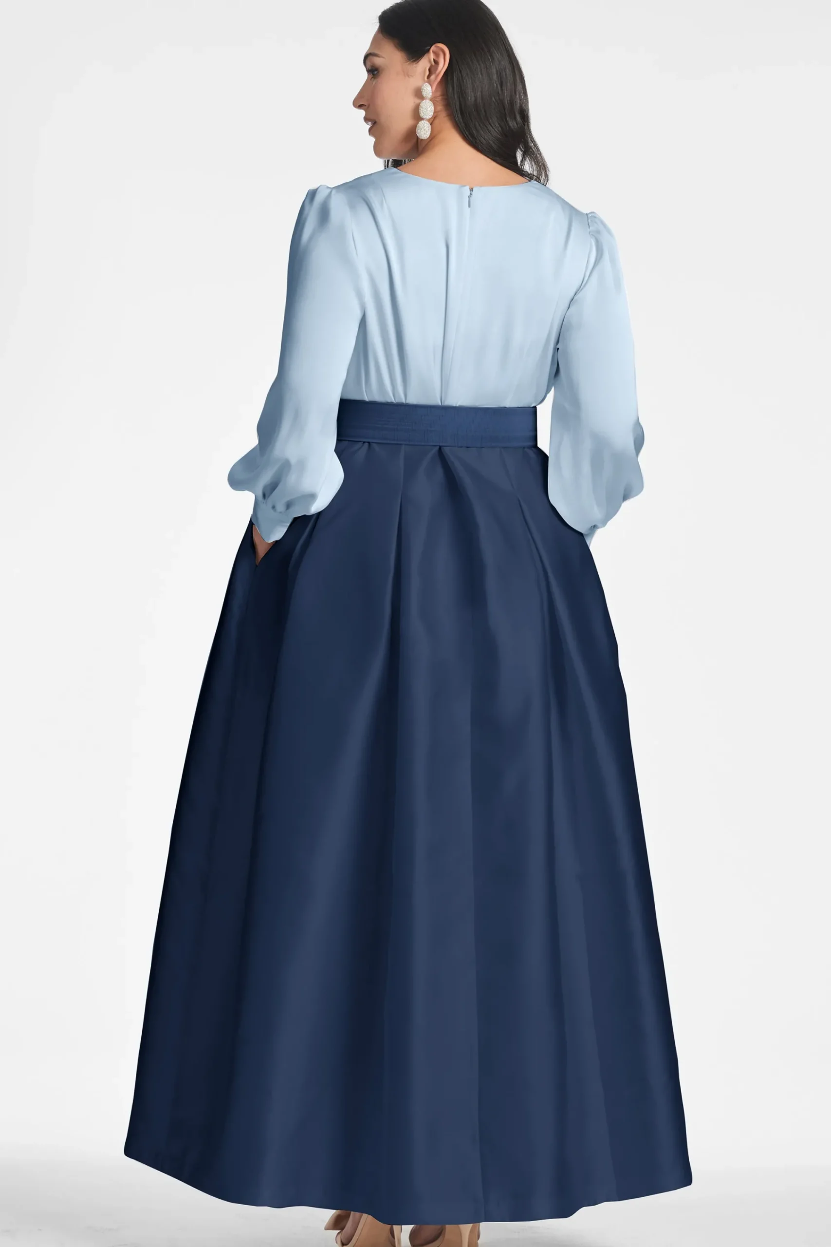 Cheap Sachin & Babi Zoe Gown - Slate/Navy Slate&navy